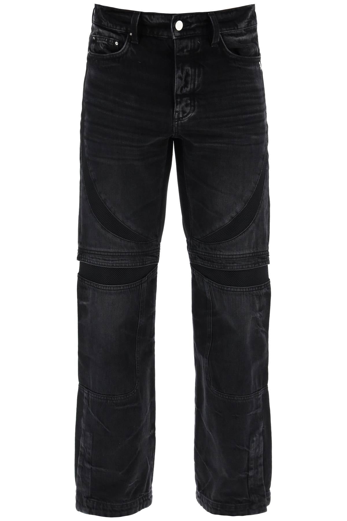 Amiri mx-3 jeans with mesh inserts image 0