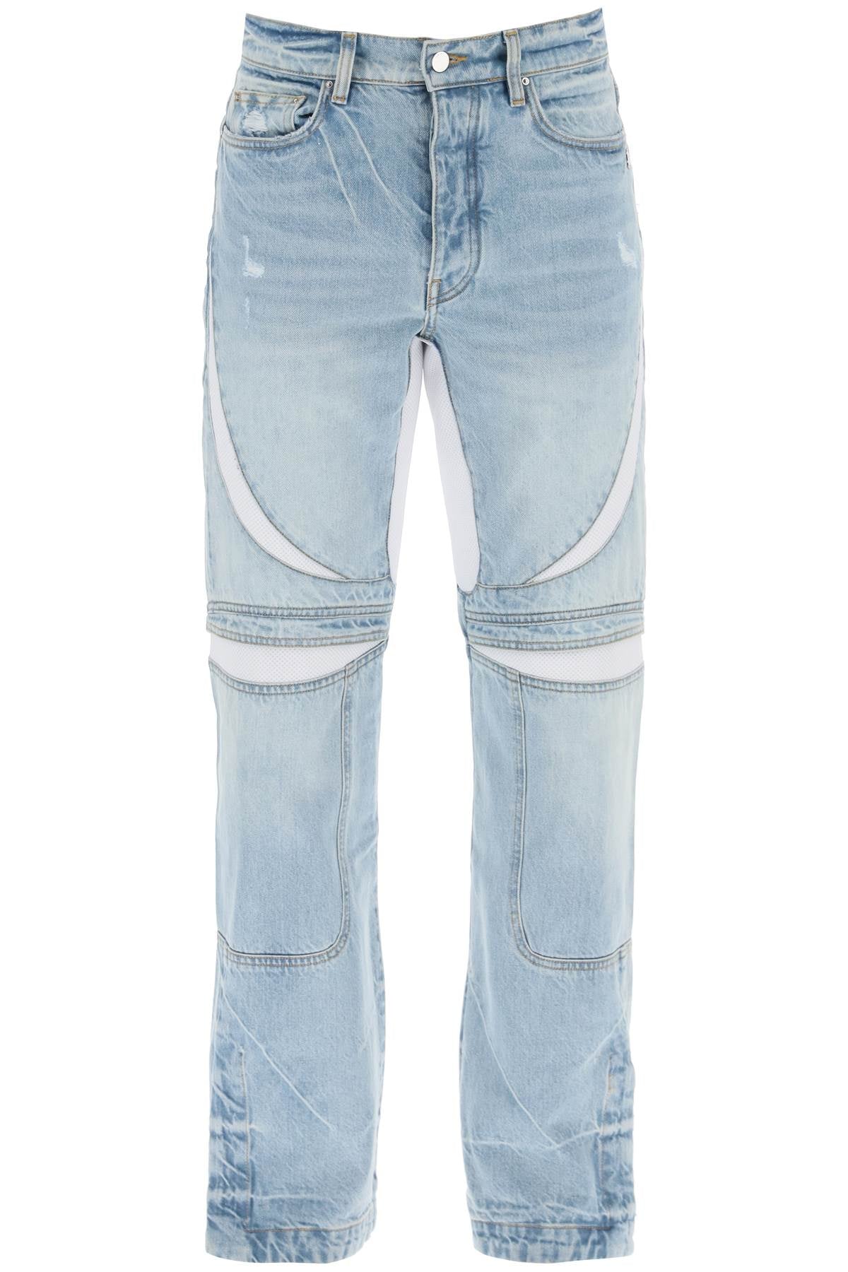 Amiri mx-3 jeans with mesh inserts image 0