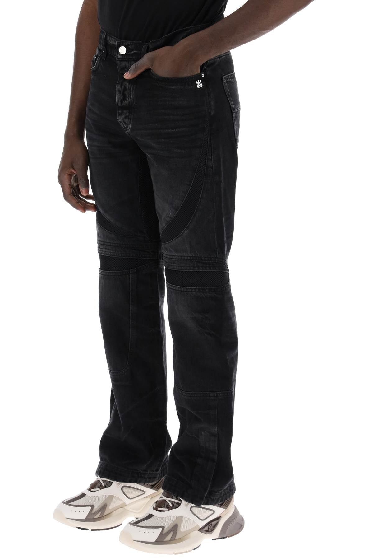 Amiri mx-3 jeans with mesh inserts image 3