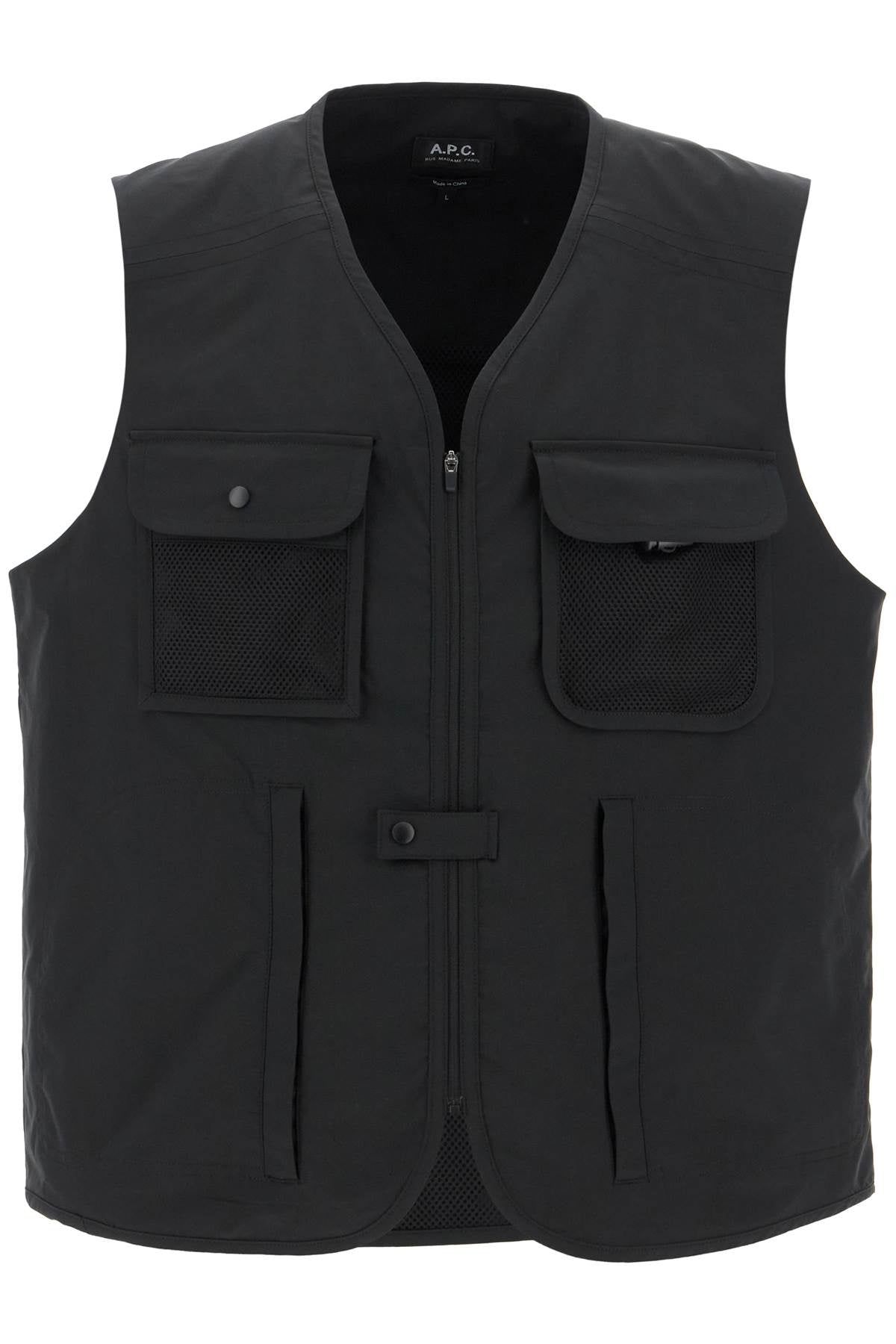 A.P.C. "alban technical fabric vest for image 0