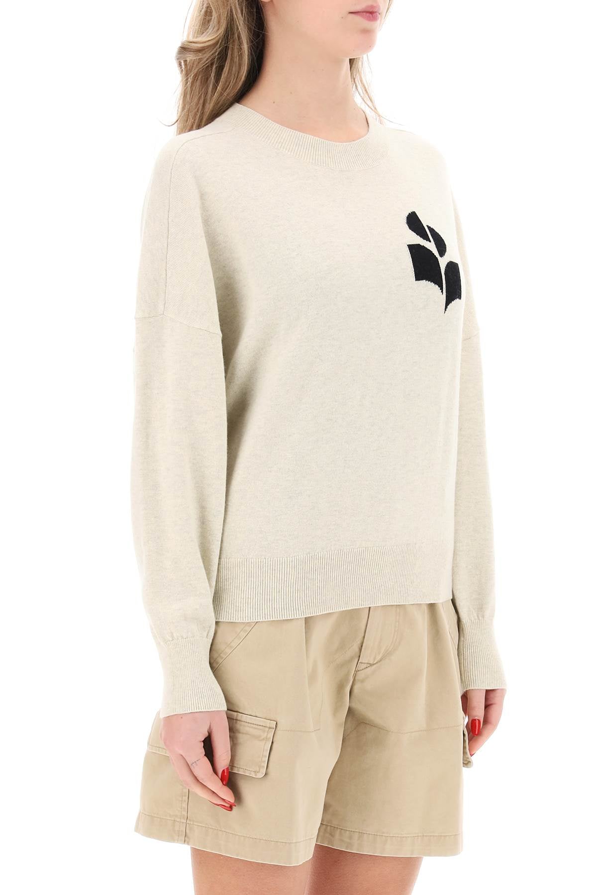 Isabel Marant Etoile marisans sweater with logo intarsia image 1