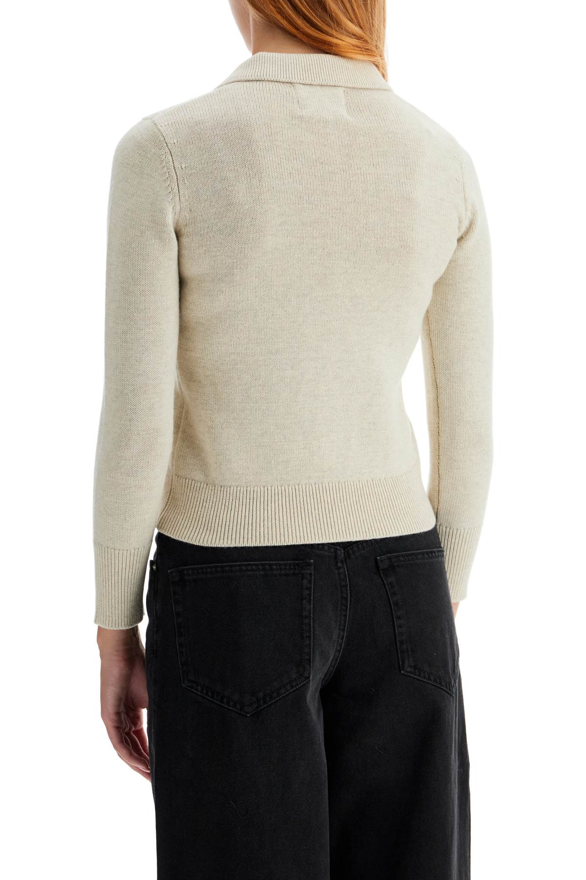 Isabel Marant Etoile cotton and wool nola polo pullover image 2