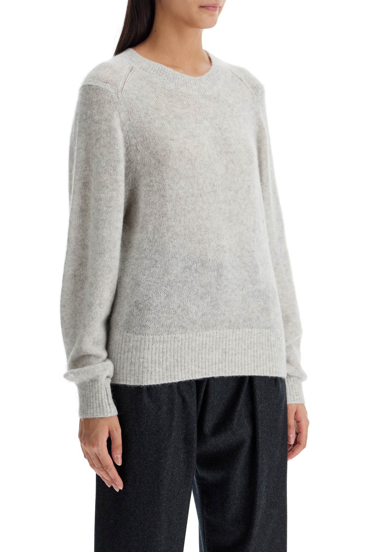 Isabel Marant Silk Alpaca and Cashmere Crew Neck Pullover image 1