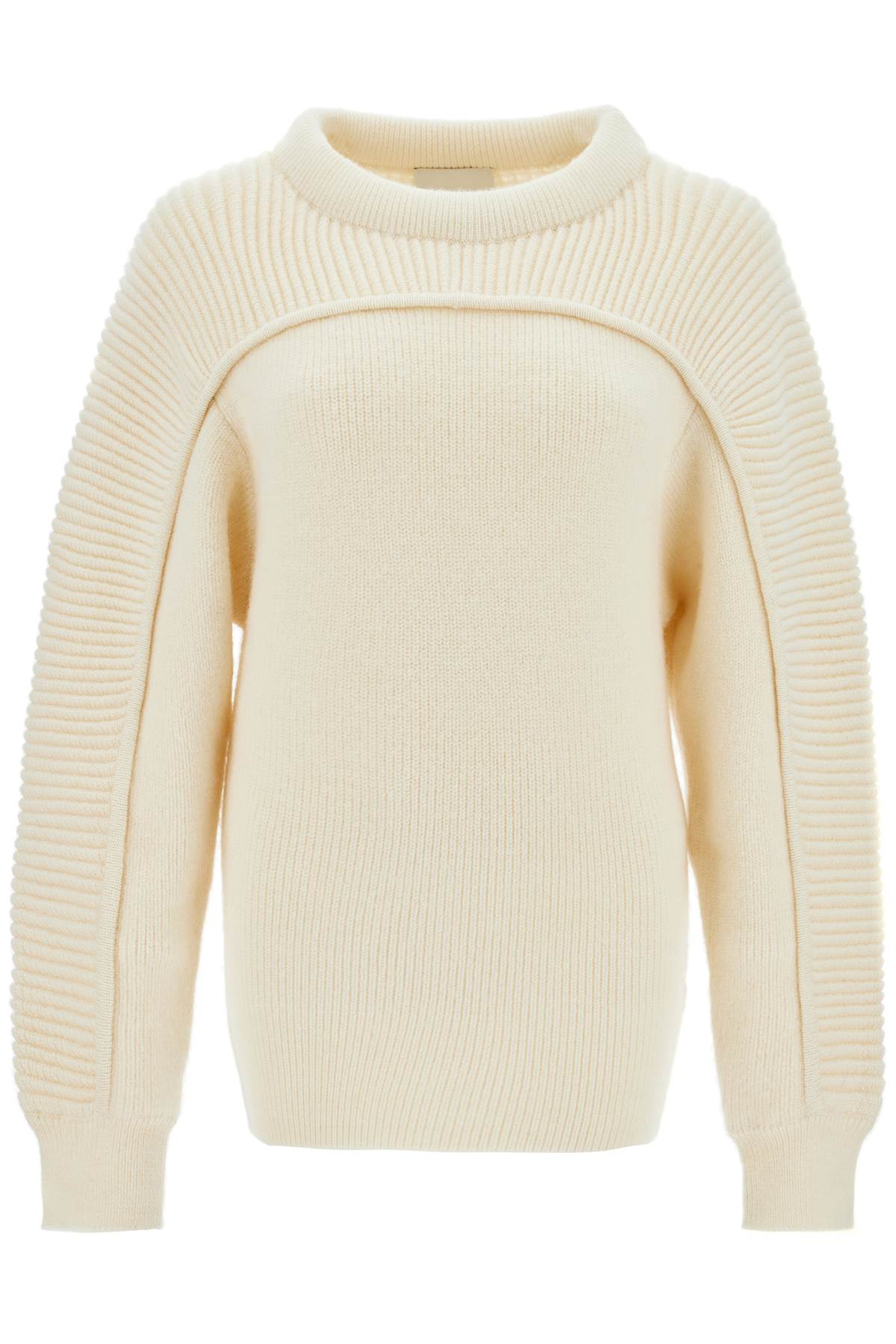 Isabel Marant Hoby Two-Tone Wool Crew Neck Pullover image 0