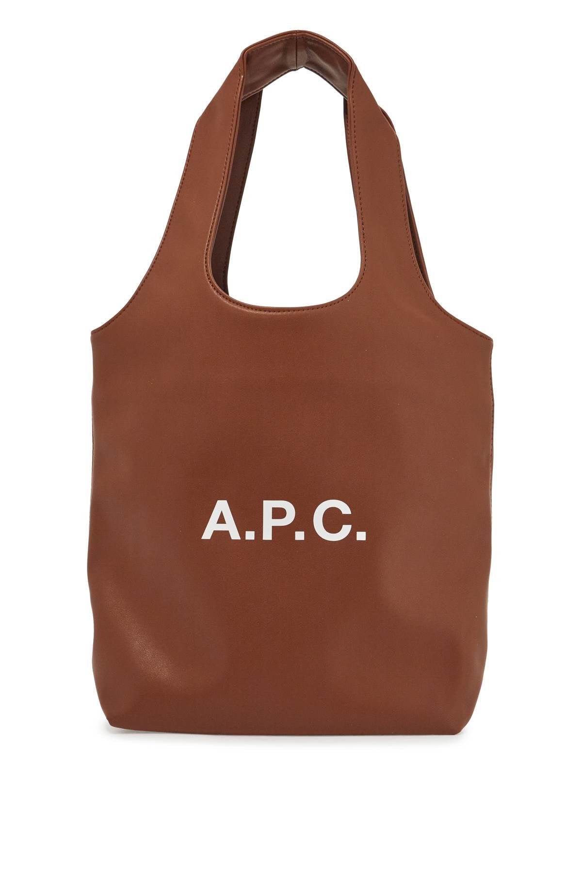 A.P.C. Ninon Faux Leather Tote Bag with Logo image 0