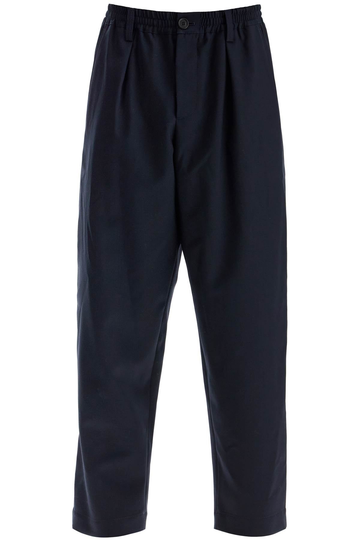 Marni tropical wool cropped pants in image 0