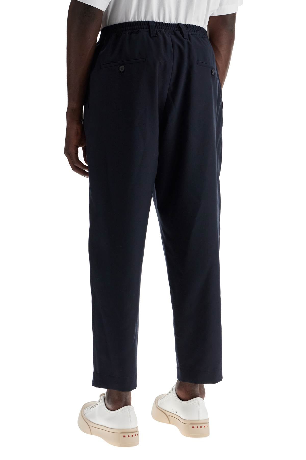 Marni tropical wool cropped pants in image 2