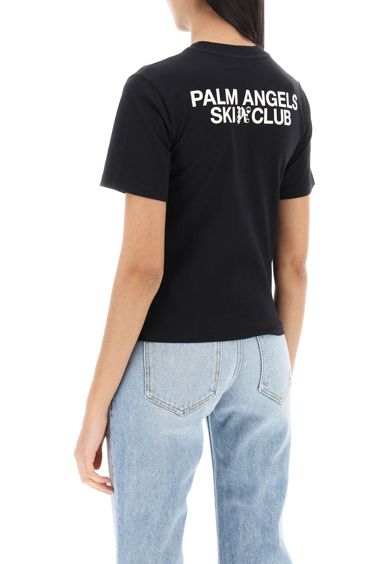 palm angels ski club t-shirt image 2