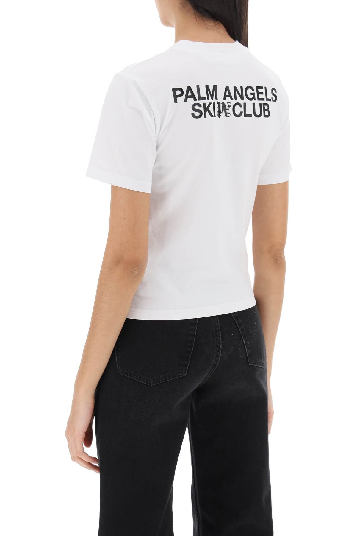 palm angels ski club t-shirt image 2