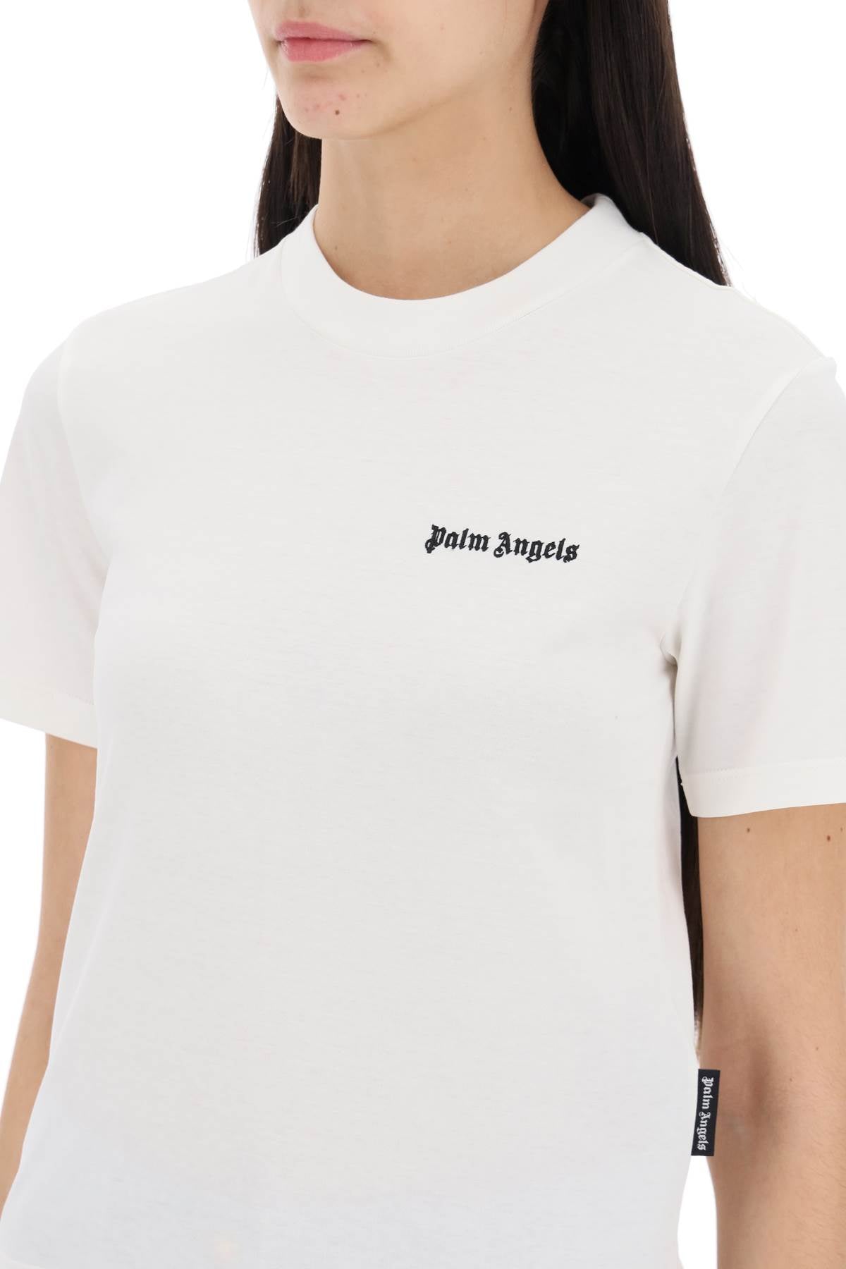 Palm Angels "round-neck t-shirt with embroidered image 3