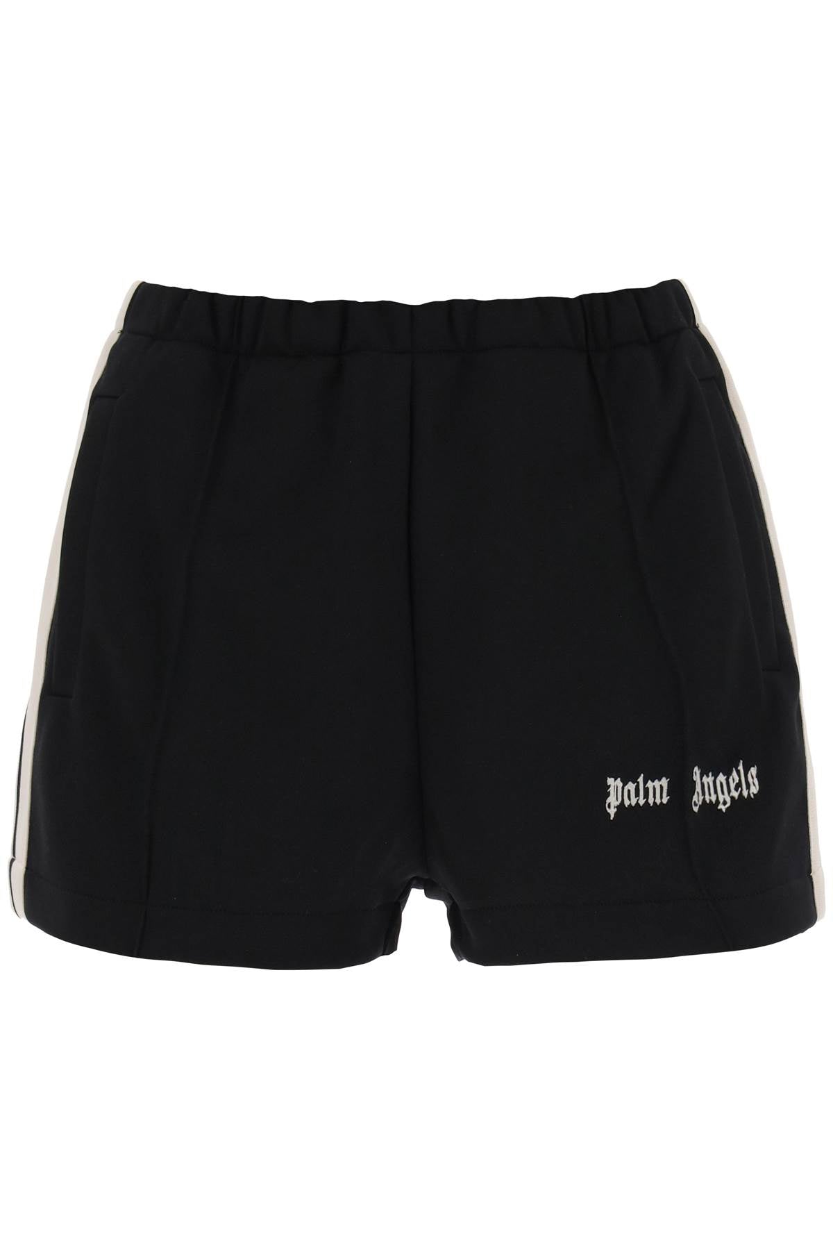 Palm Angels track shorts with contrast bands image 0