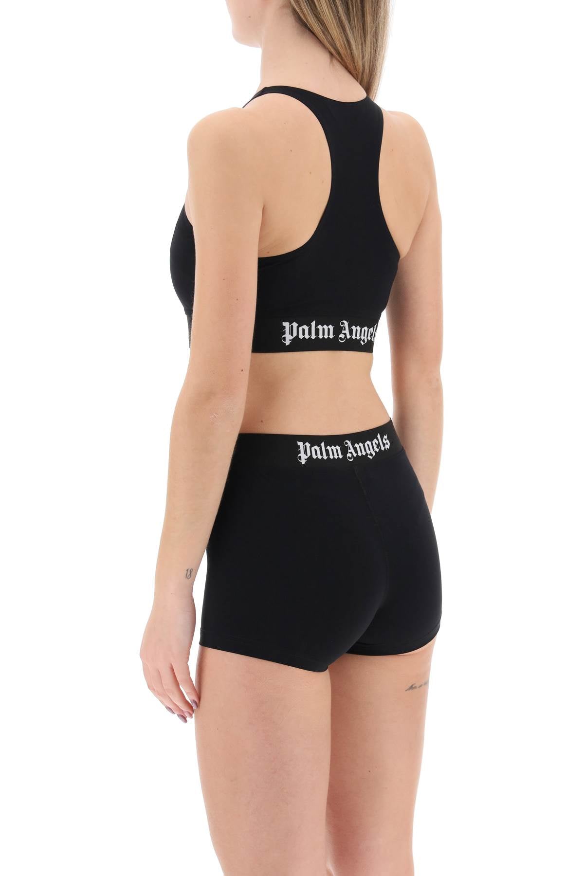 Palm Angels "sport bra with branded band" image 2