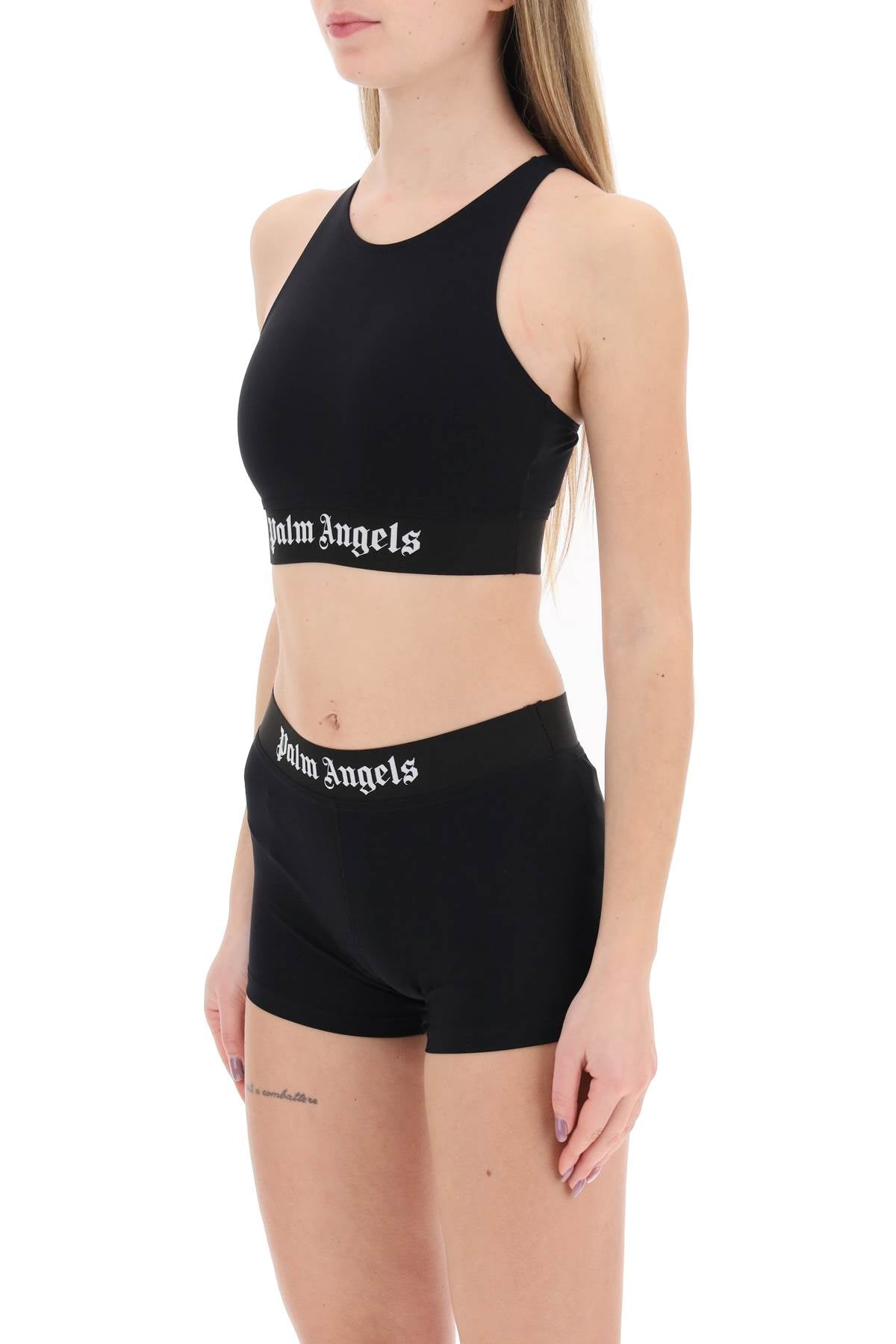 Palm Angels "sport bra with branded band" image 3