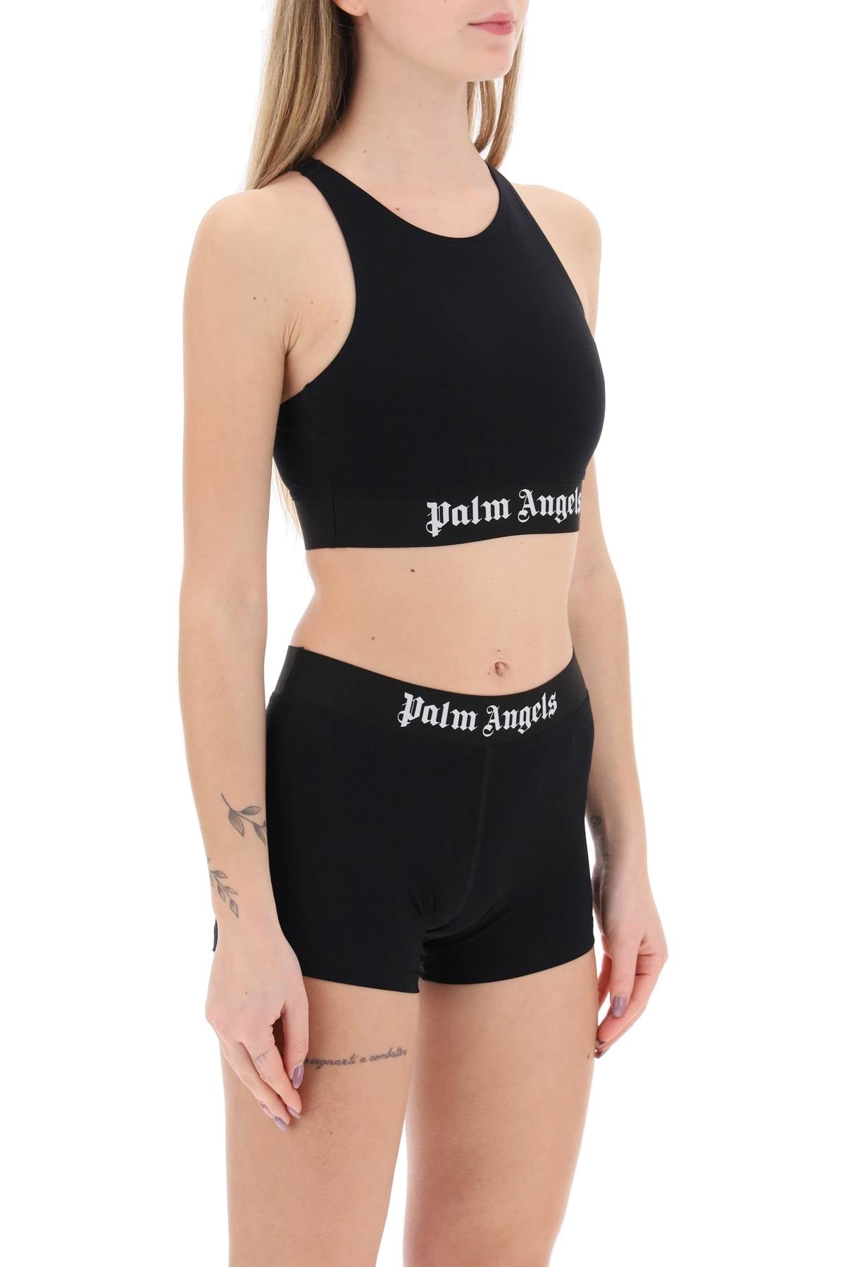 Palm Angels "sport bra with branded band" image 1