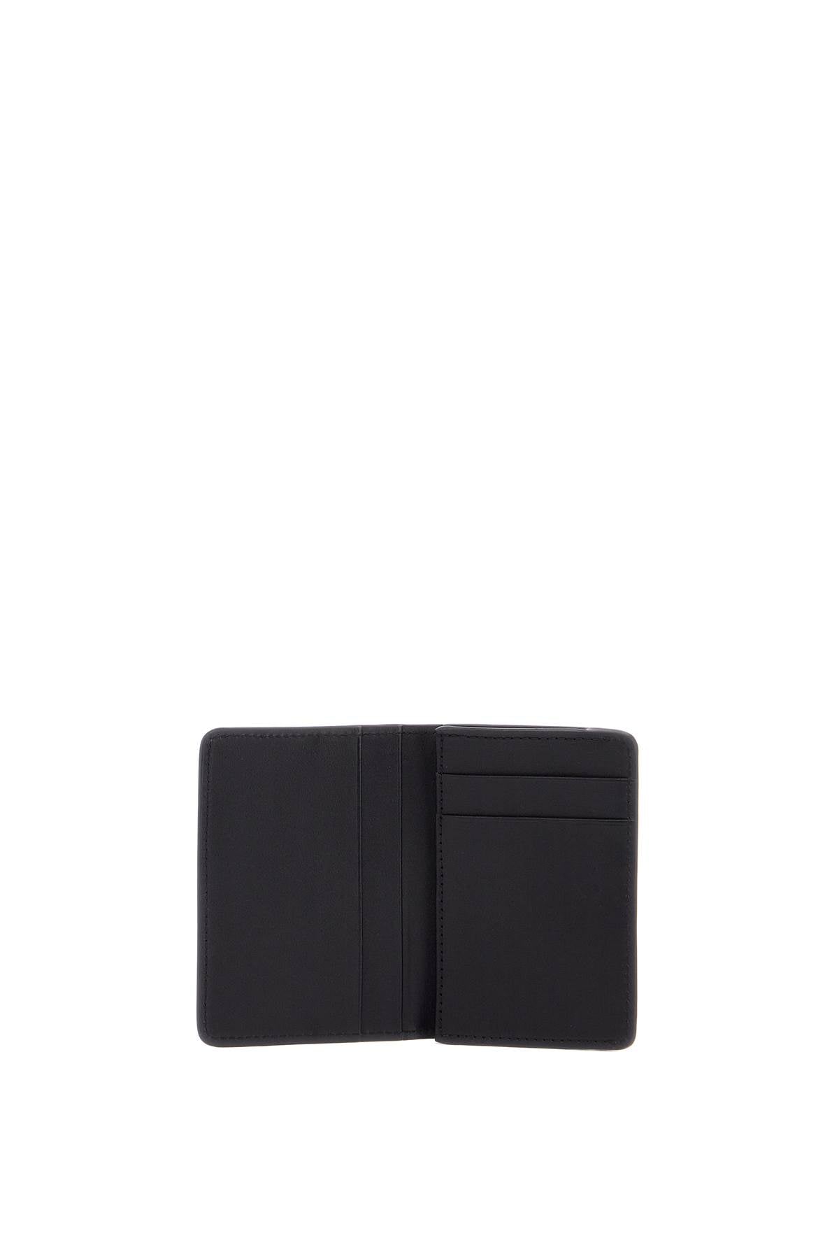 A.P.C. minimalist black calfskin cardholder image 1