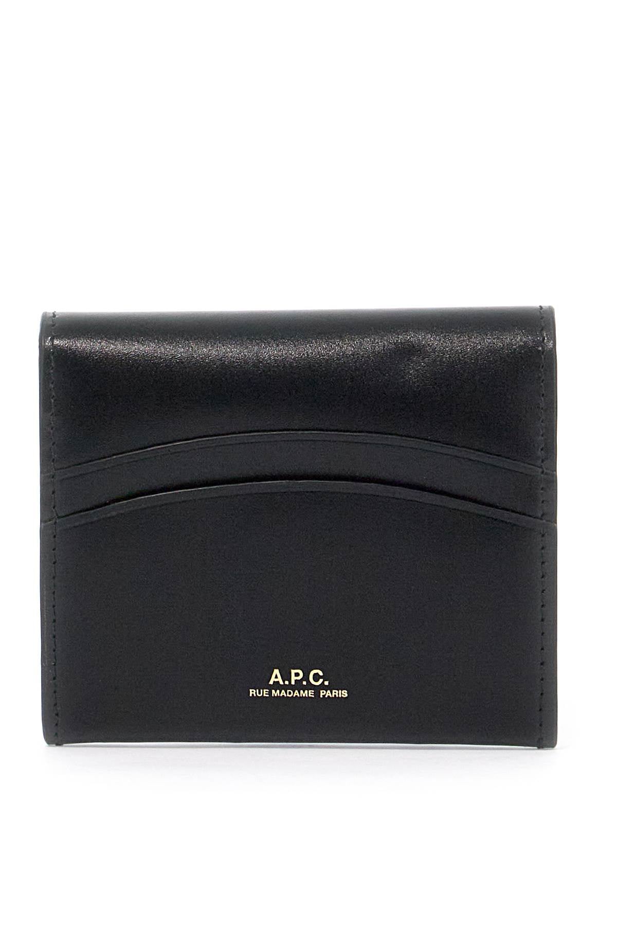 A.P.C. Grace Compact Leather Wallet with Magnetic Closure image 2