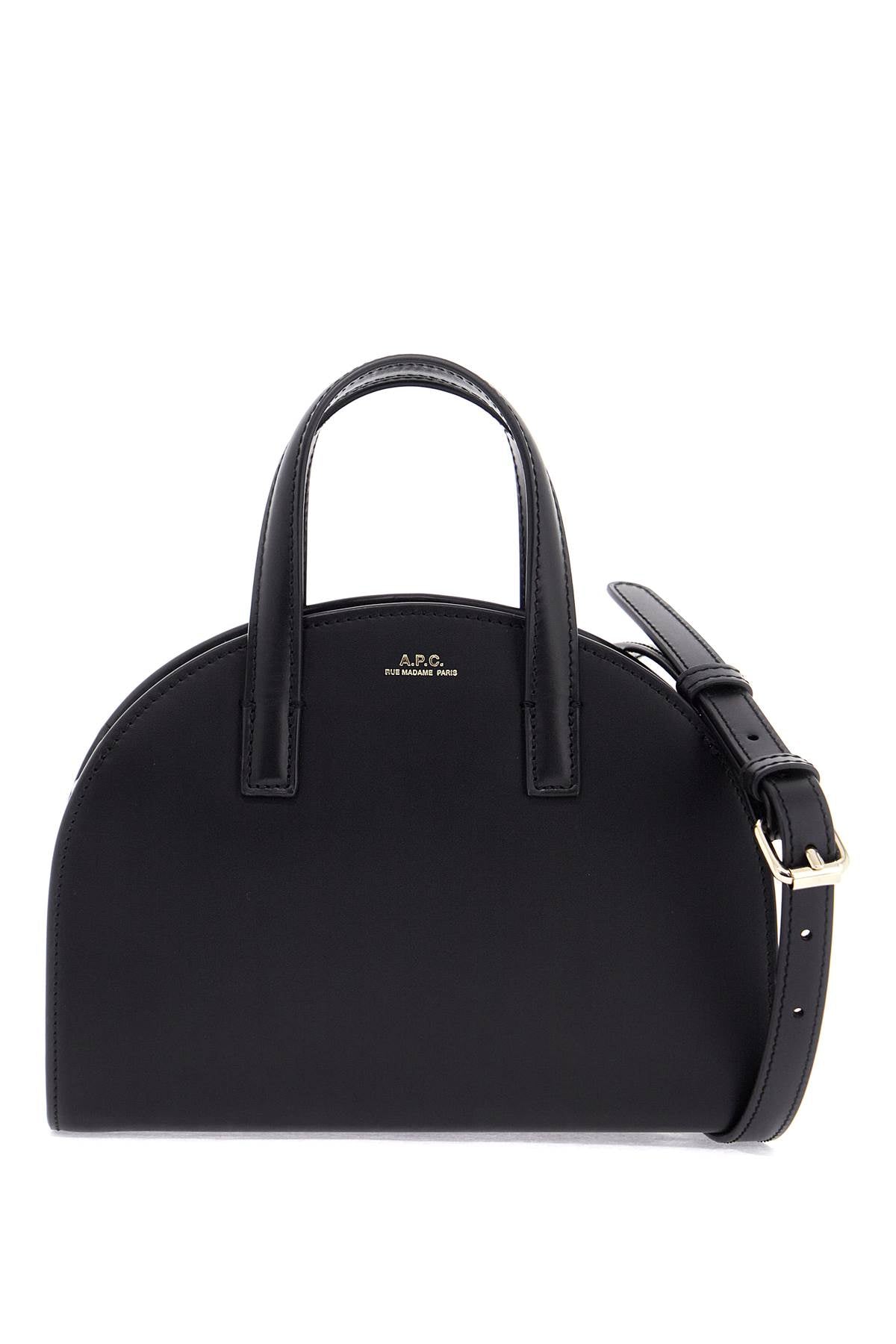 A.P.C. Demi-Lune Small Leather Tote Bag image 0