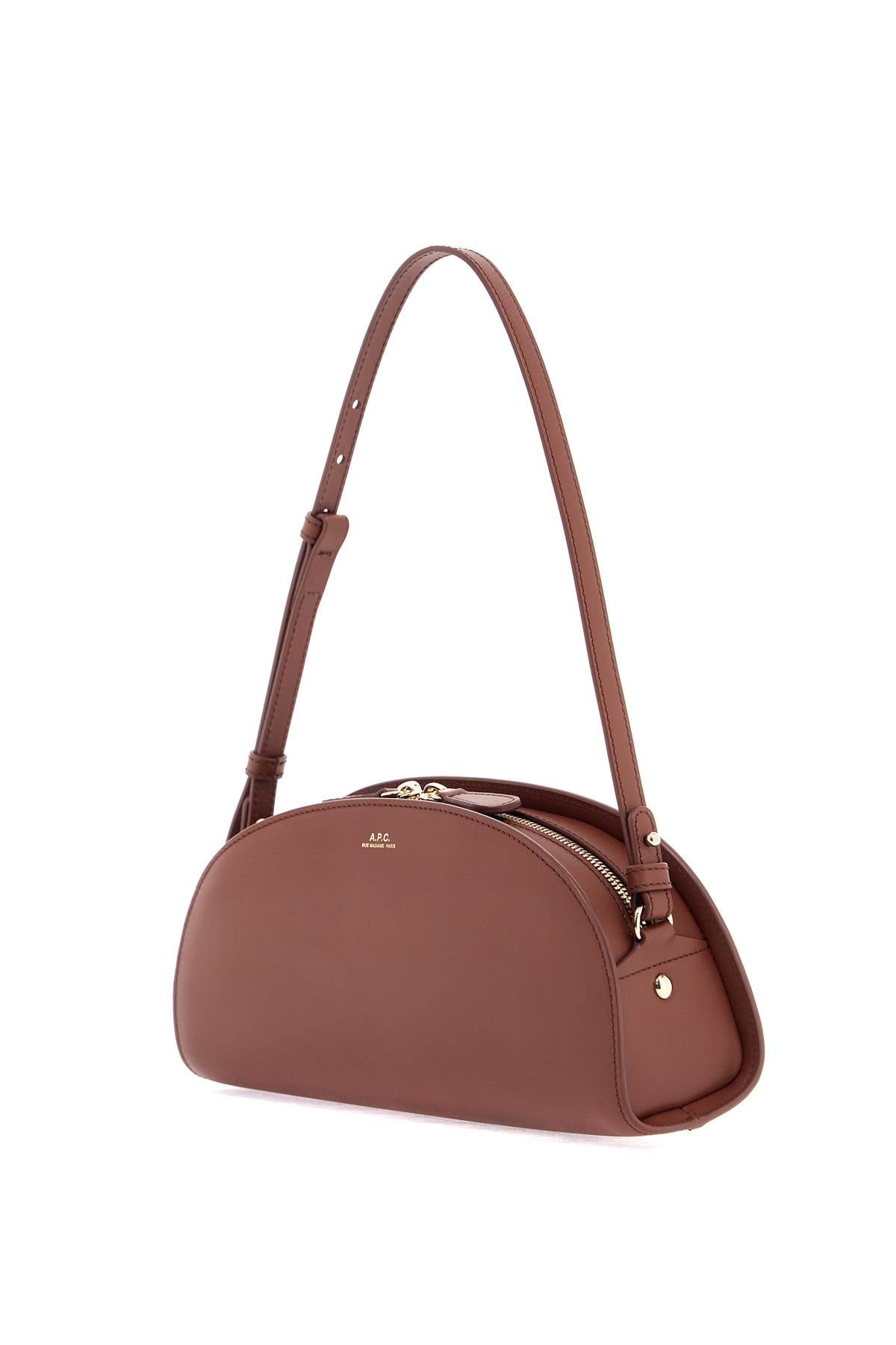 A.P.C. Demi-Lune Leather Shoulder Bag image 2