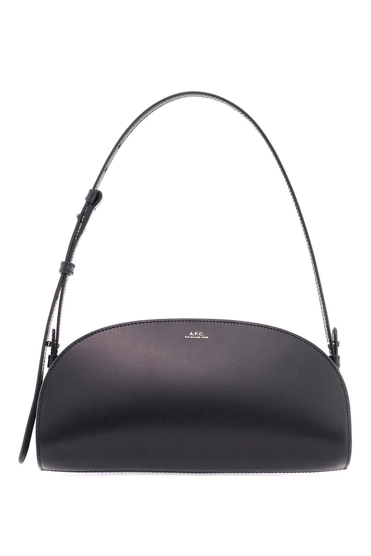 A.P.C. Demi-Lune Leather Shoulder Bag image 0