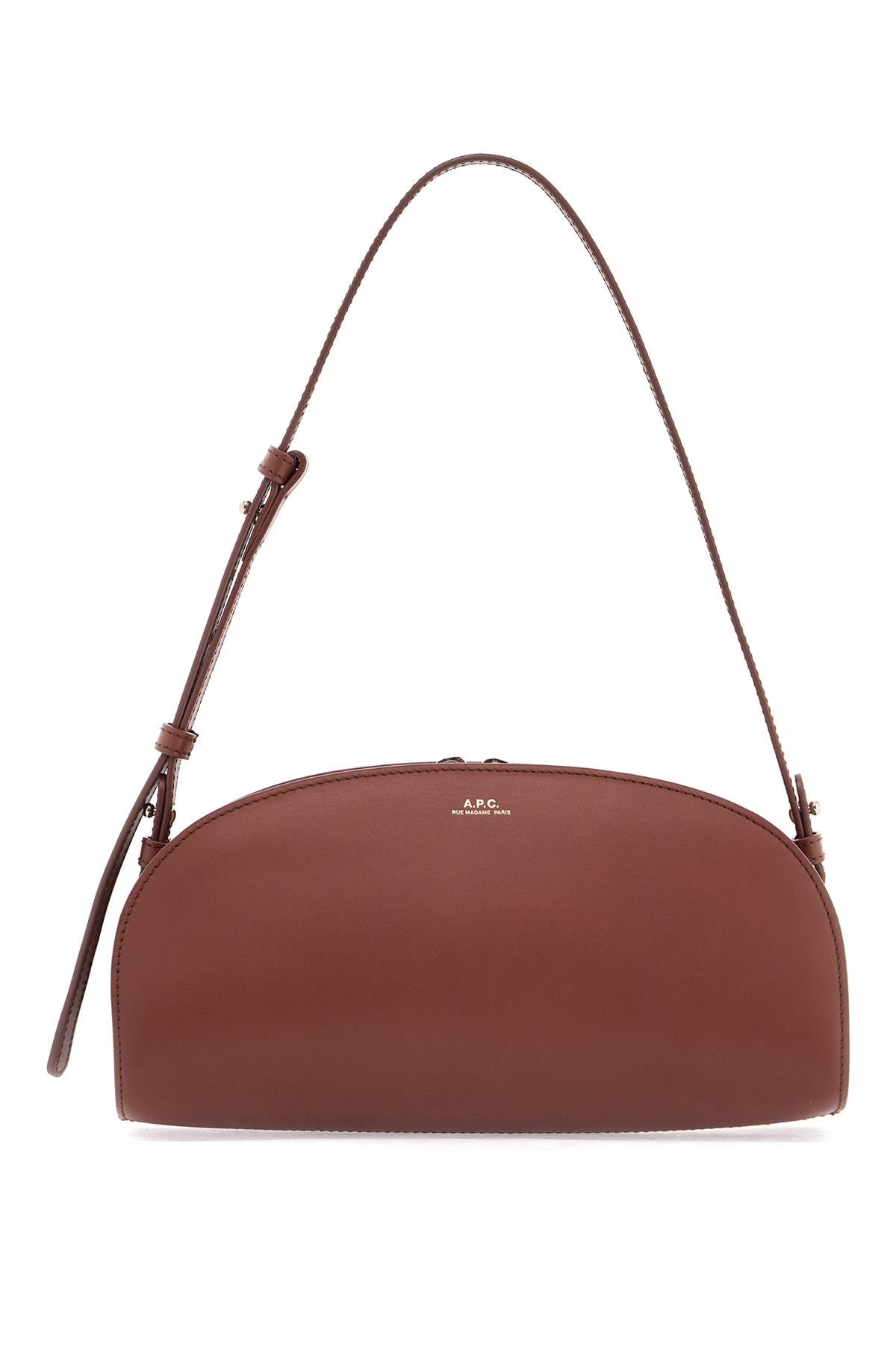 A.P.C. Demi-Lune Leather Shoulder Bag image 0