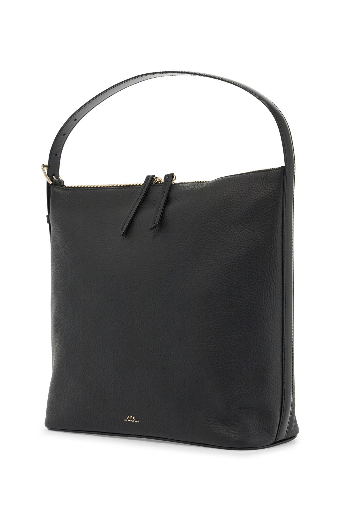 A.P.C. Vera Hammered Leather Shoulder Bag image 2