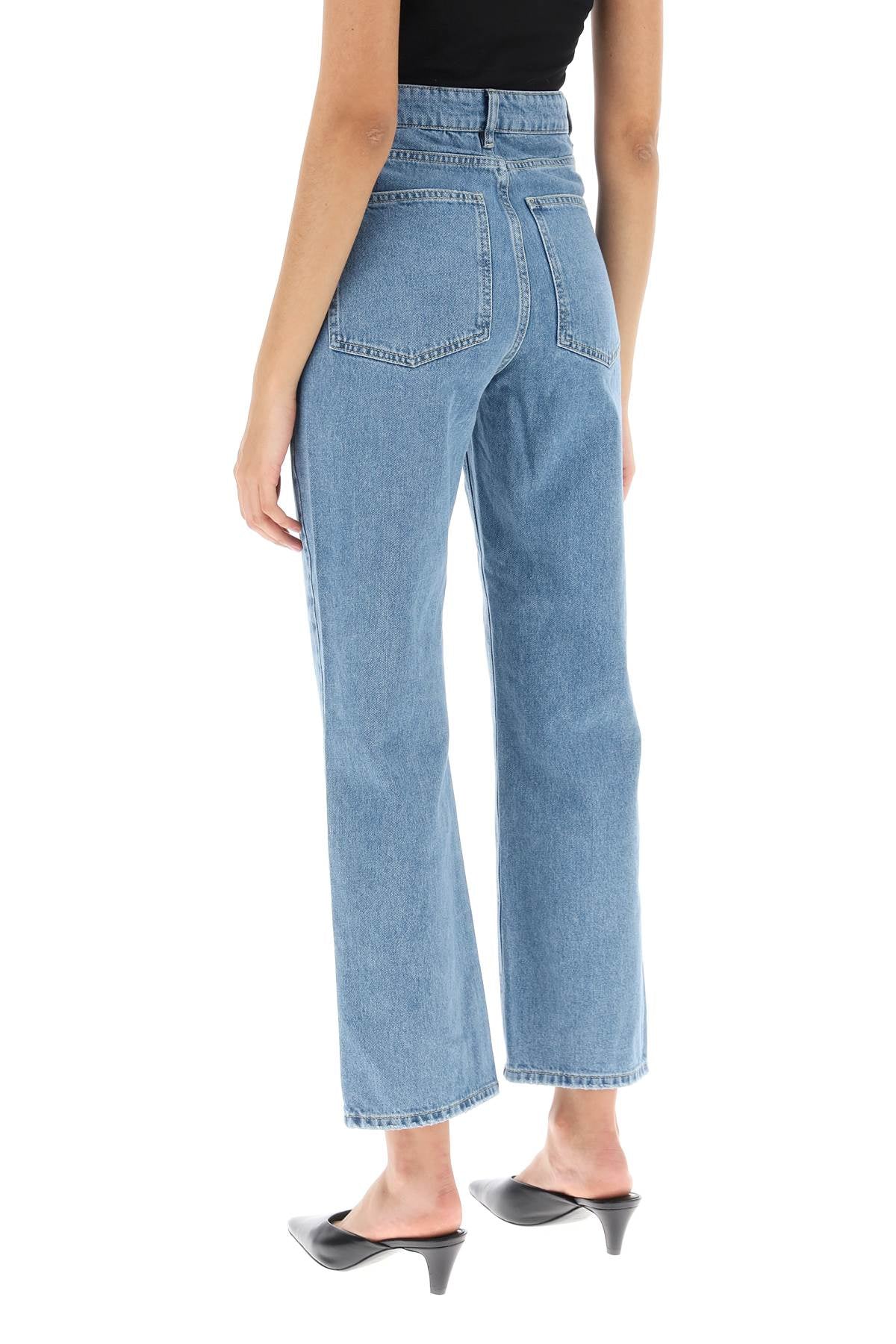 By Malene Birger milium cropped jeans in organic denim image 2