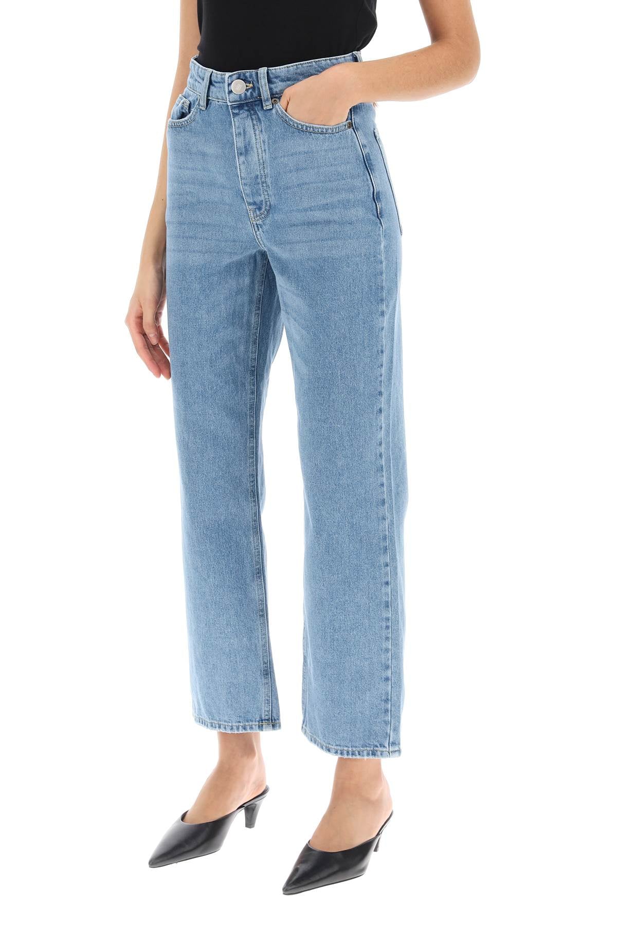 By Malene Birger milium cropped jeans in organic denim image 3