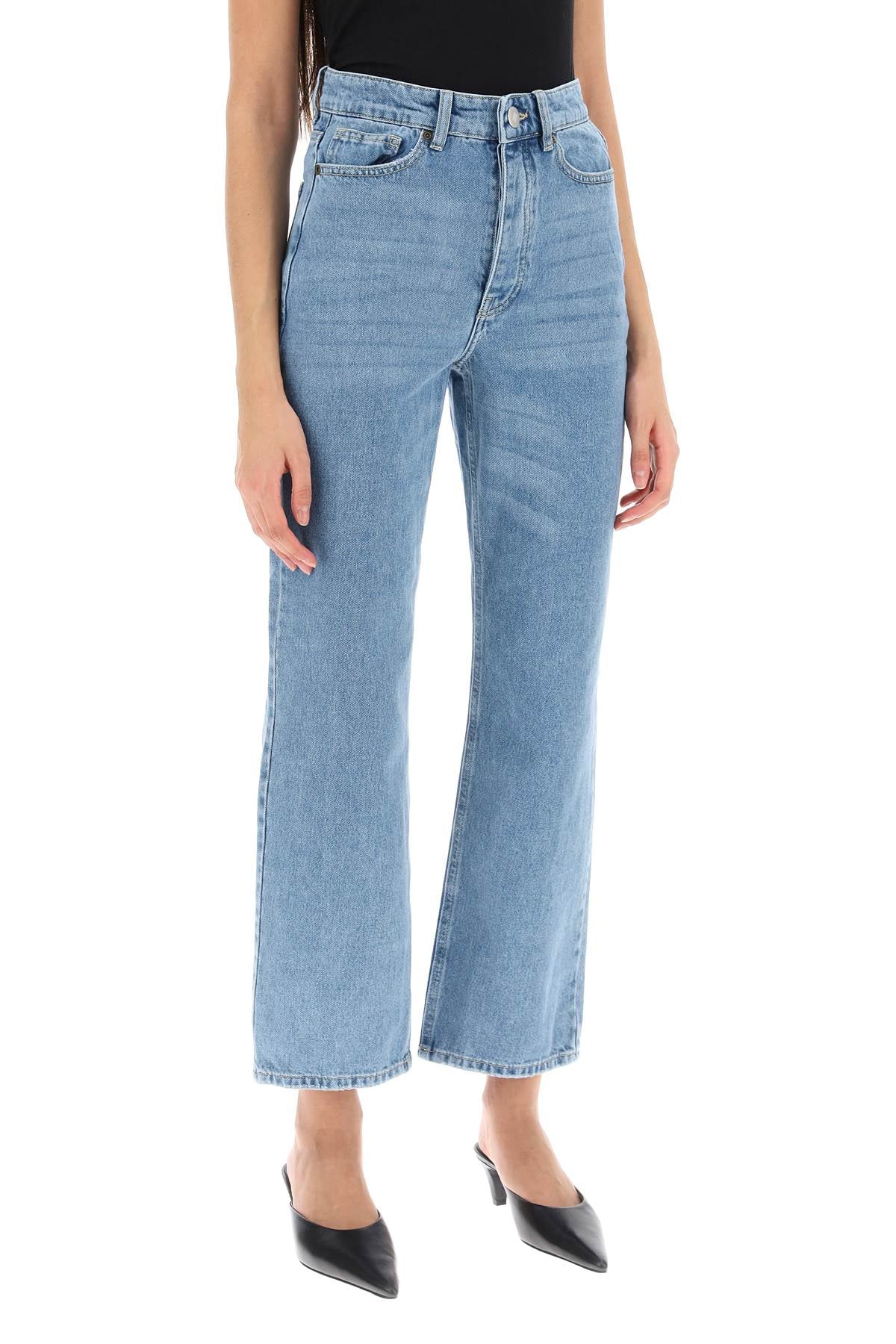 By Malene Birger milium cropped jeans in organic denim image 1