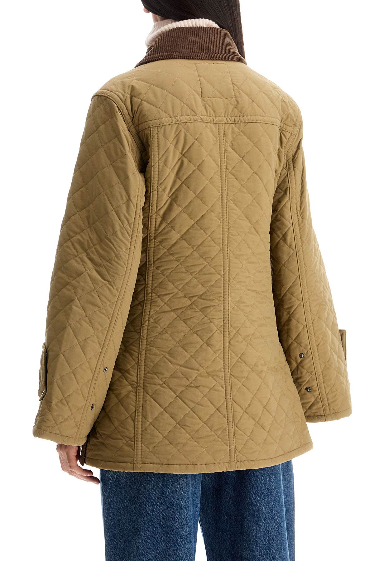 By Malene Birger 'Wivi' Quilted Jacket with Corduroy Collar image 2