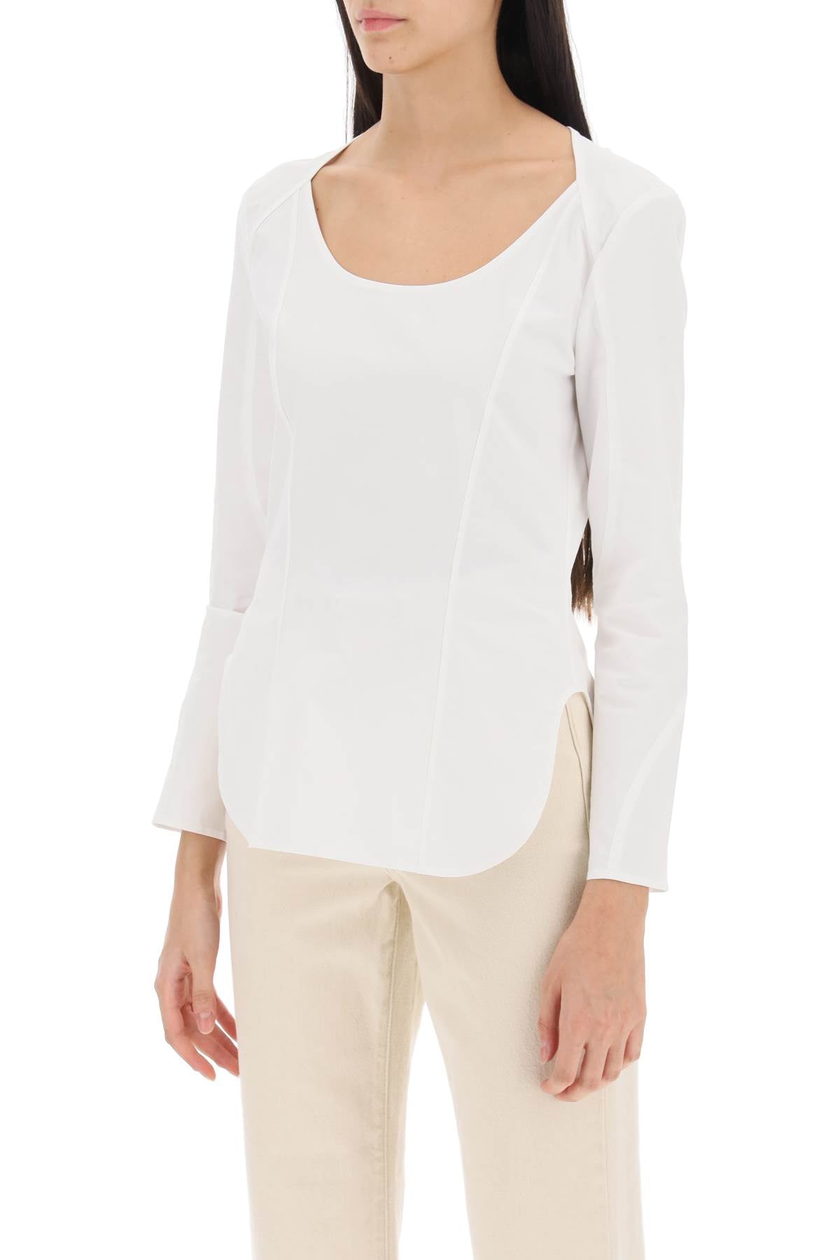 By Malene Birger leiya poplin blouse image 3