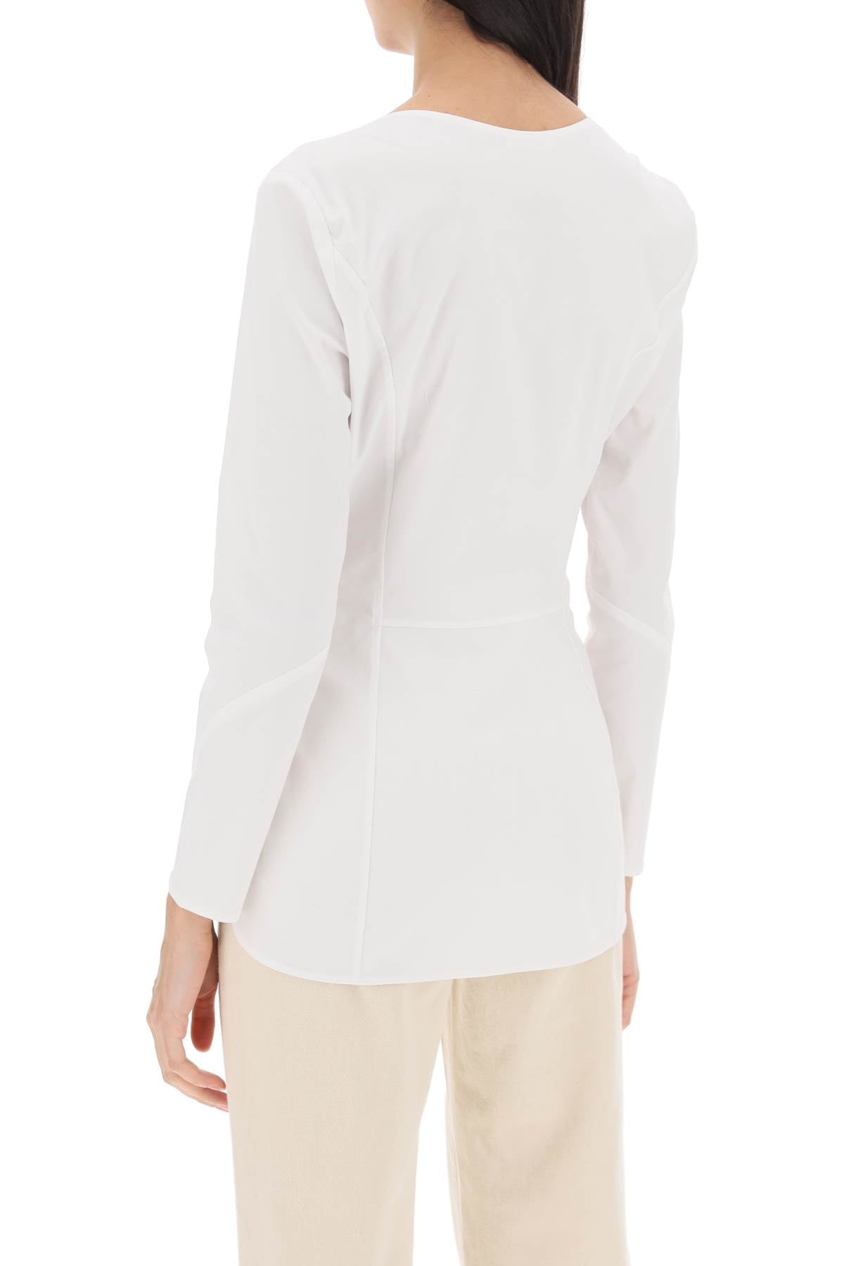 By Malene Birger leiya poplin blouse image 2