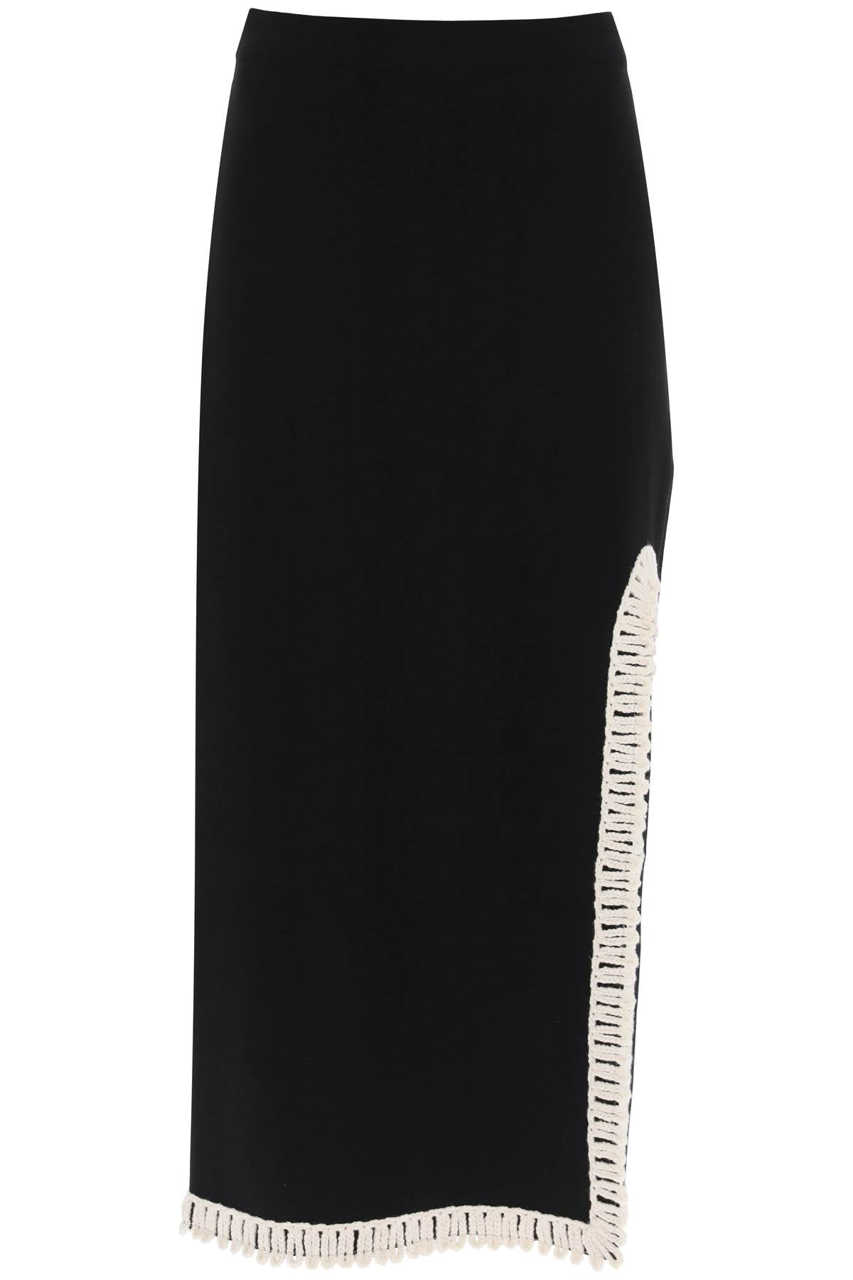 By Malene Birger Gabie Maxi Skirt with Crochet Trims image 0