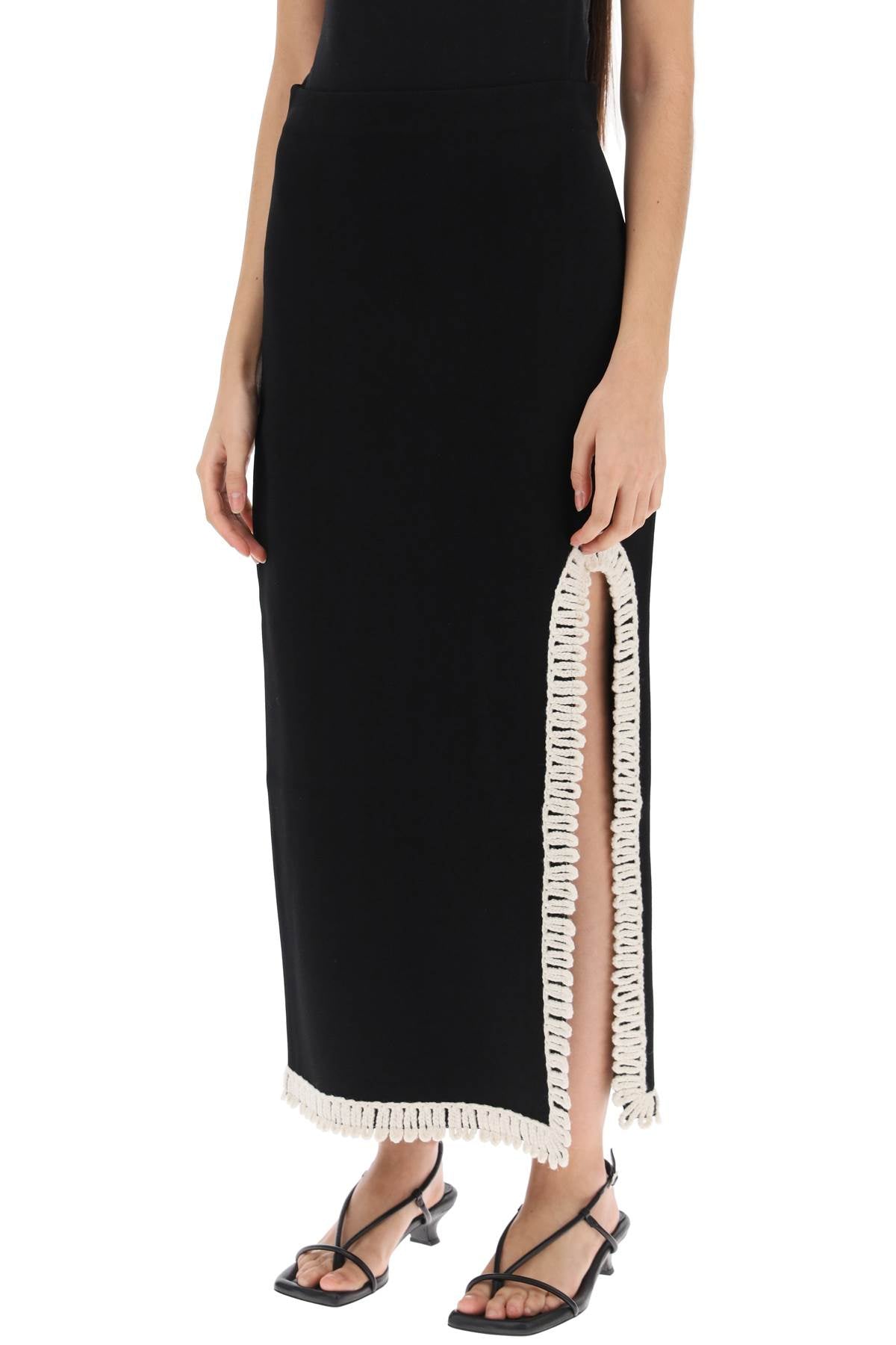 By Malene Birger Gabie Maxi Skirt with Crochet Trims image 3