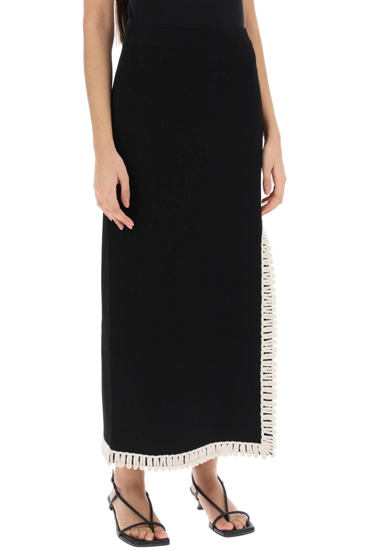 By Malene Birger Gabie Maxi Skirt with Crochet Trims image 1