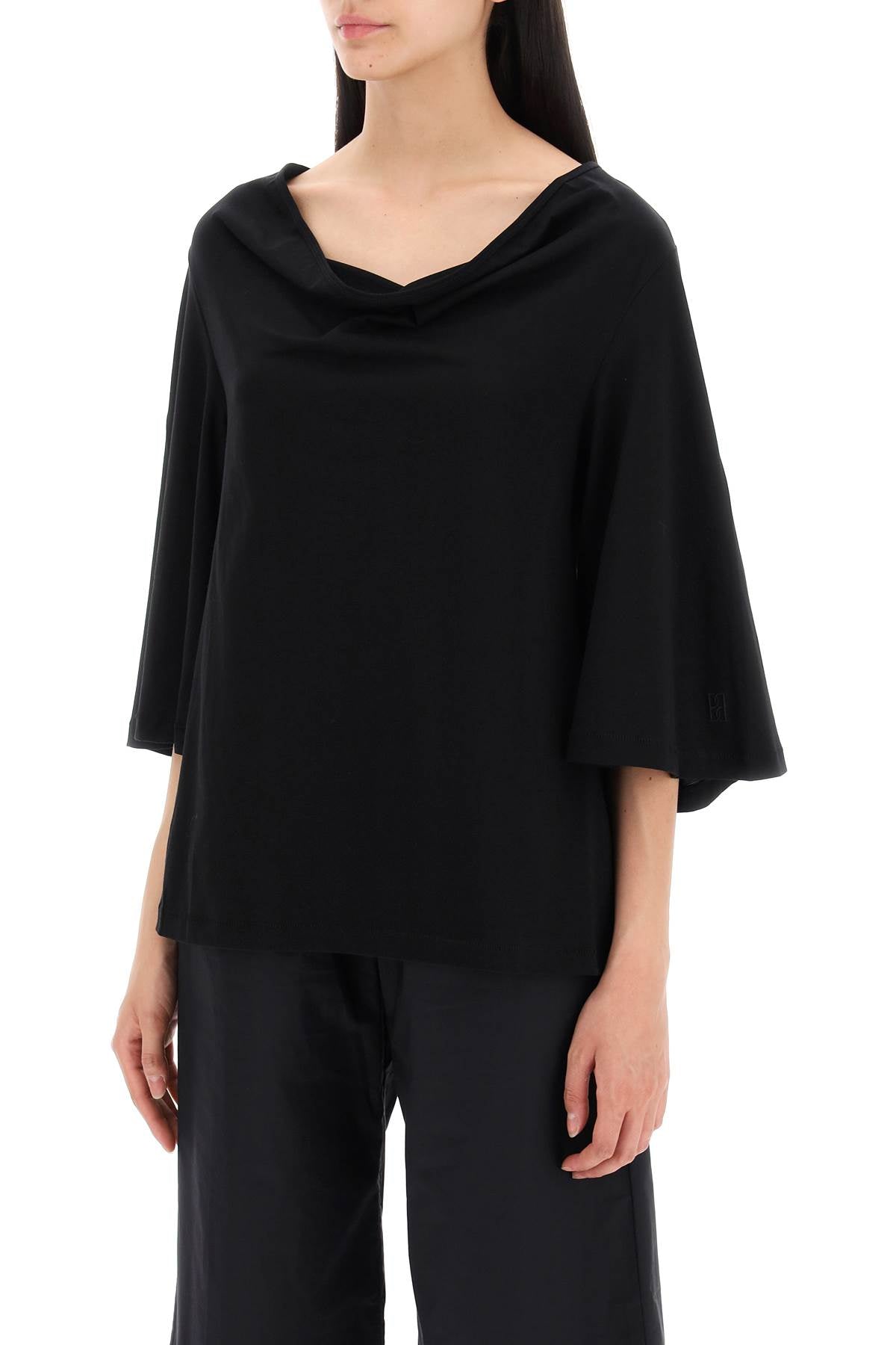 By Malene Birger Organic Cotton Boat Neck T-Shirt image 3