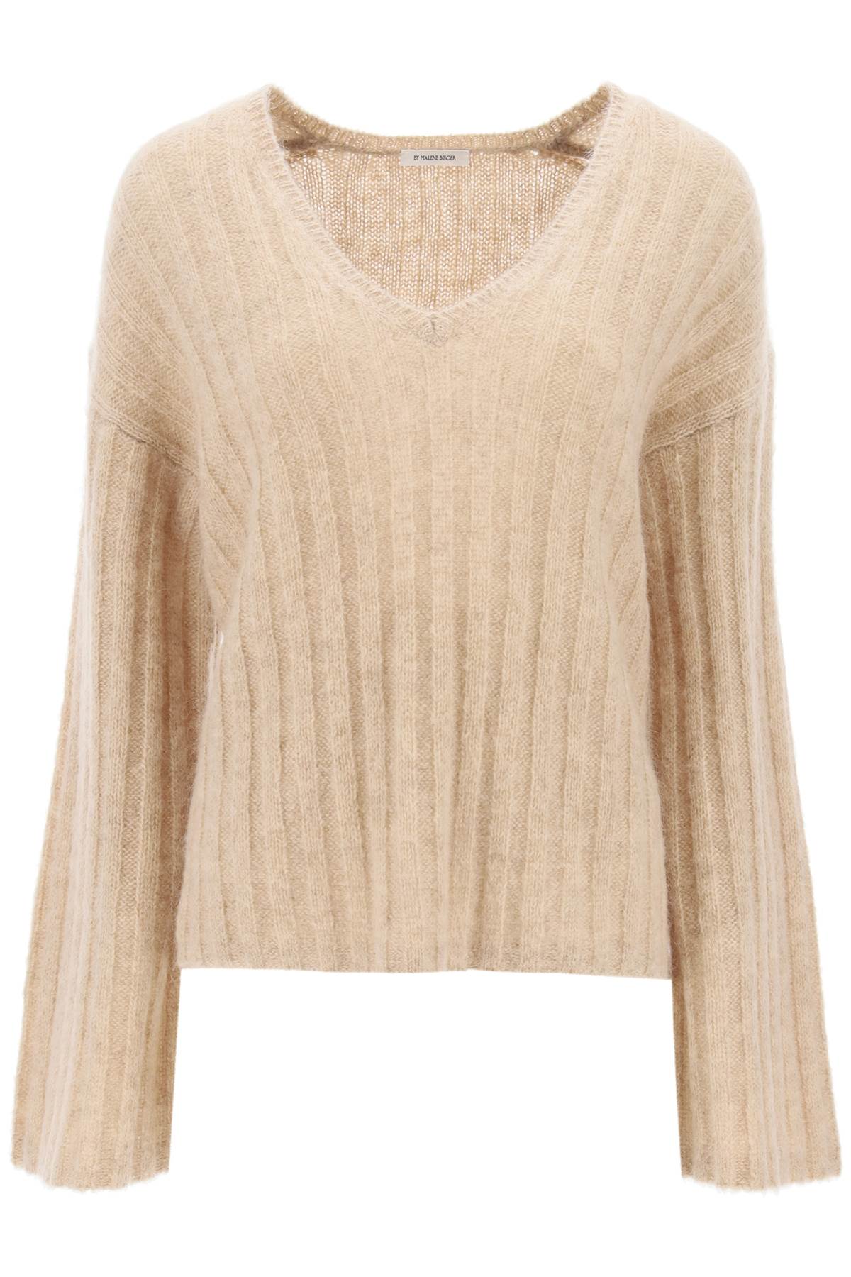 By Malene Birger cimone sweater in flat-ribbed knit image 0