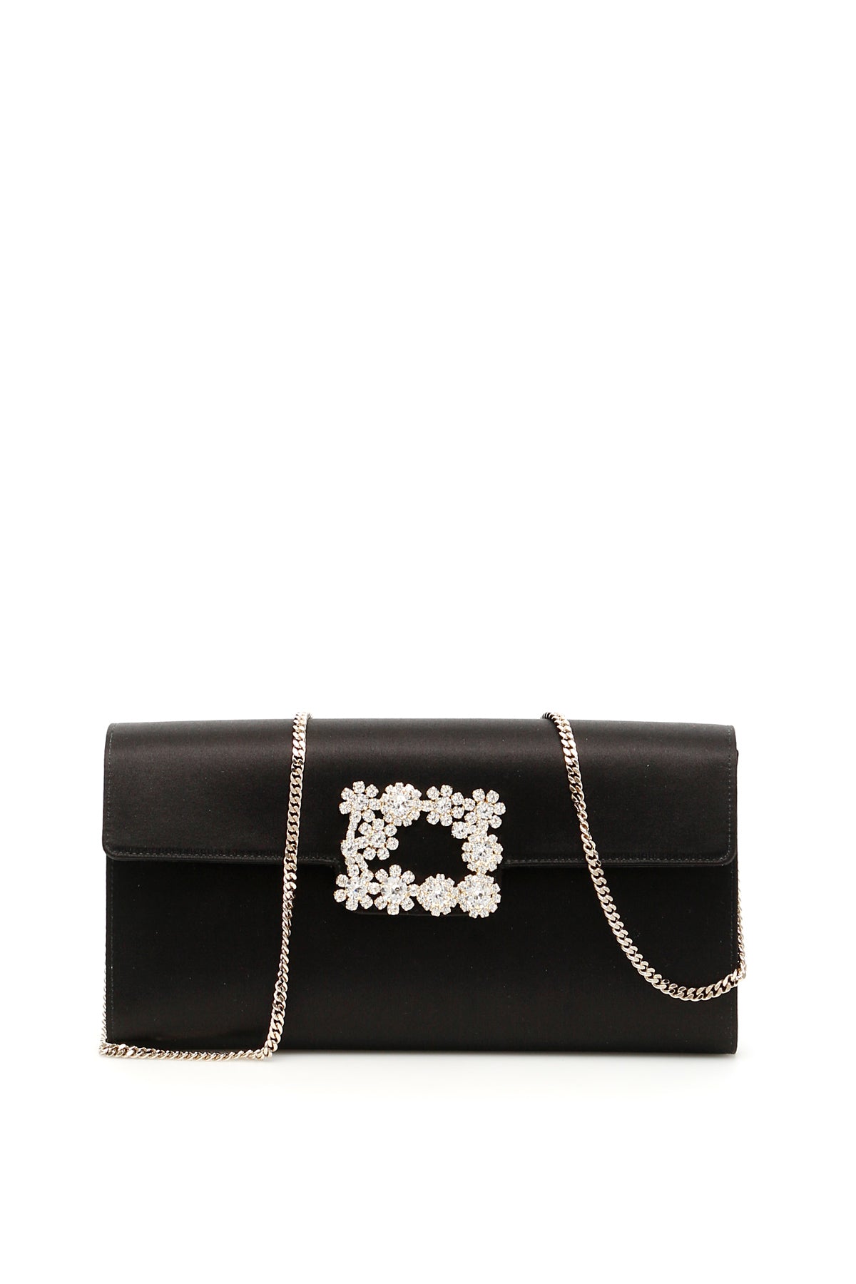 Roger Vivier flower buckle envelope clutch image 0