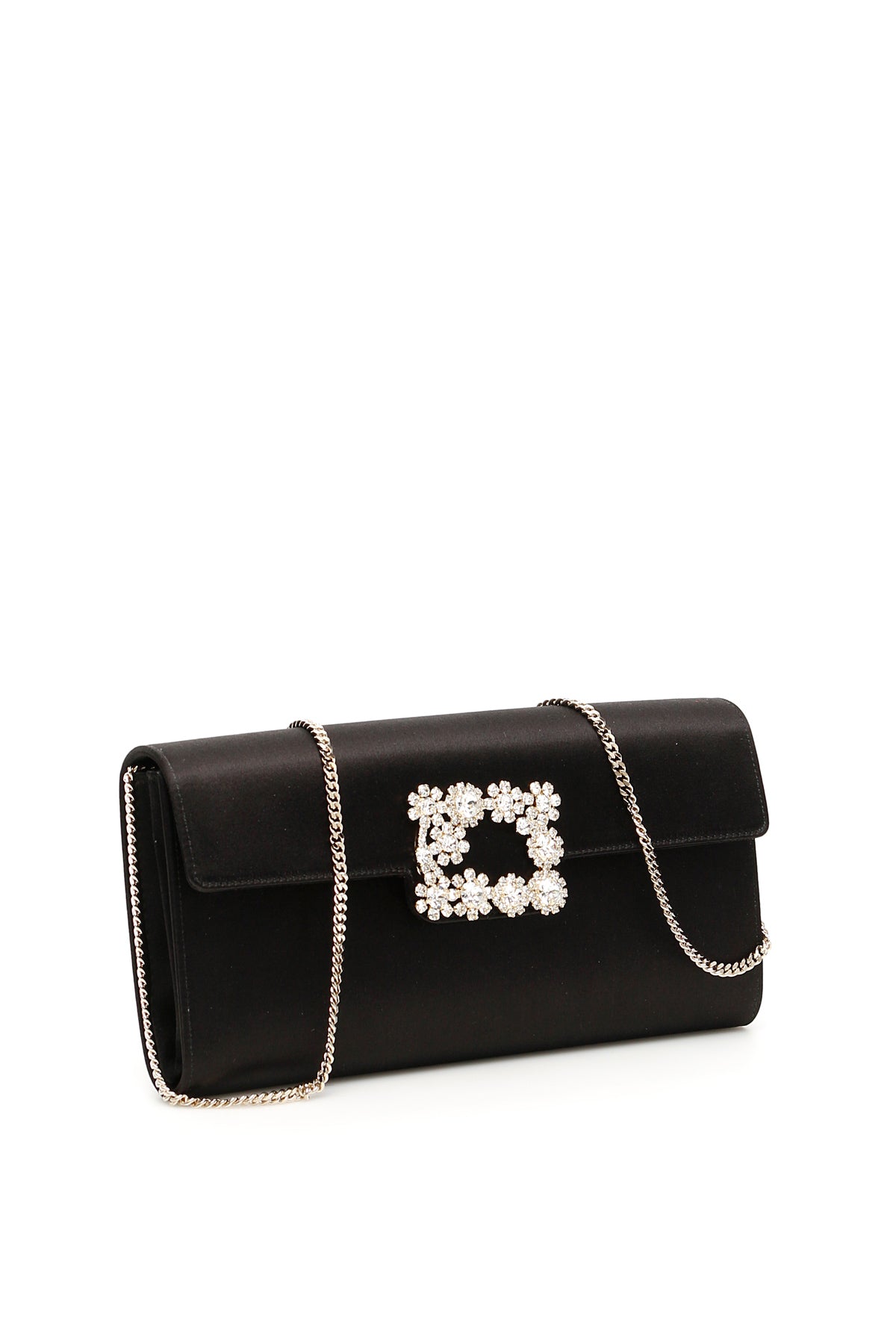 Roger Vivier flower buckle envelope clutch image 2