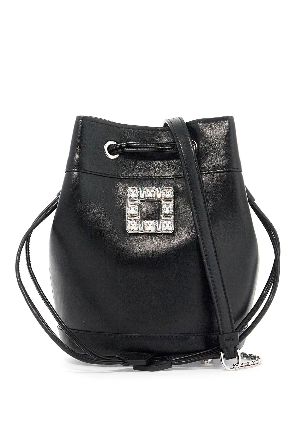 Roger Vivier mini leather très vivier bucket bag image 0