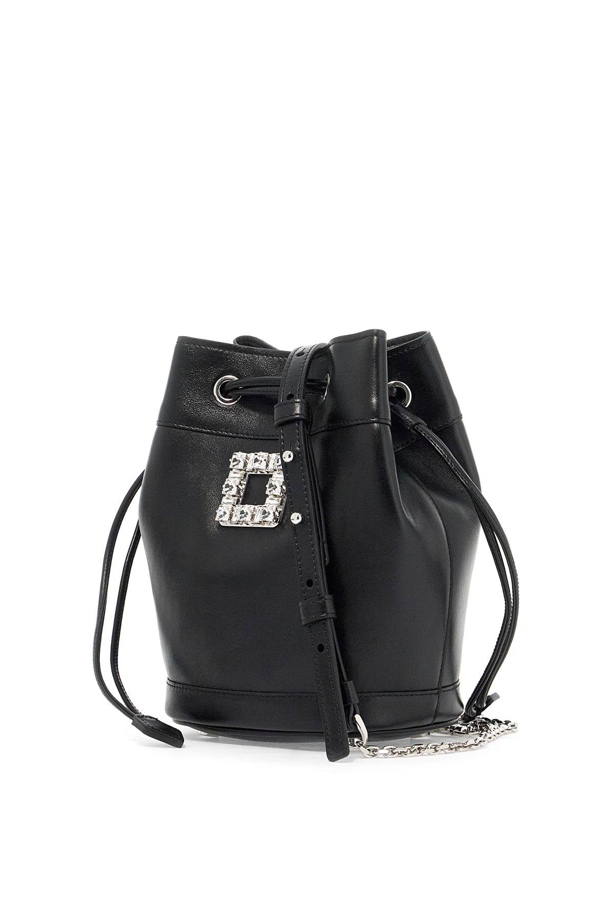 Roger Vivier mini leather trã¨s vivier bucket bag image 2