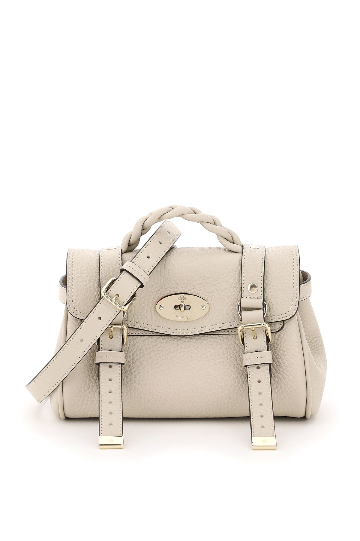 Mulberry Alexa Mini Bag: Textured Leather, Postman's Lock image 0