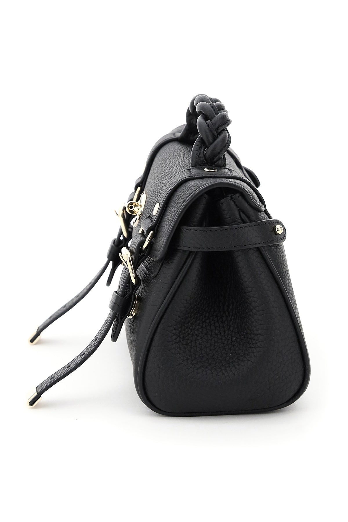 Mulberry Alexa Mini Bag: Textured Leather, Postman's Lock image 2