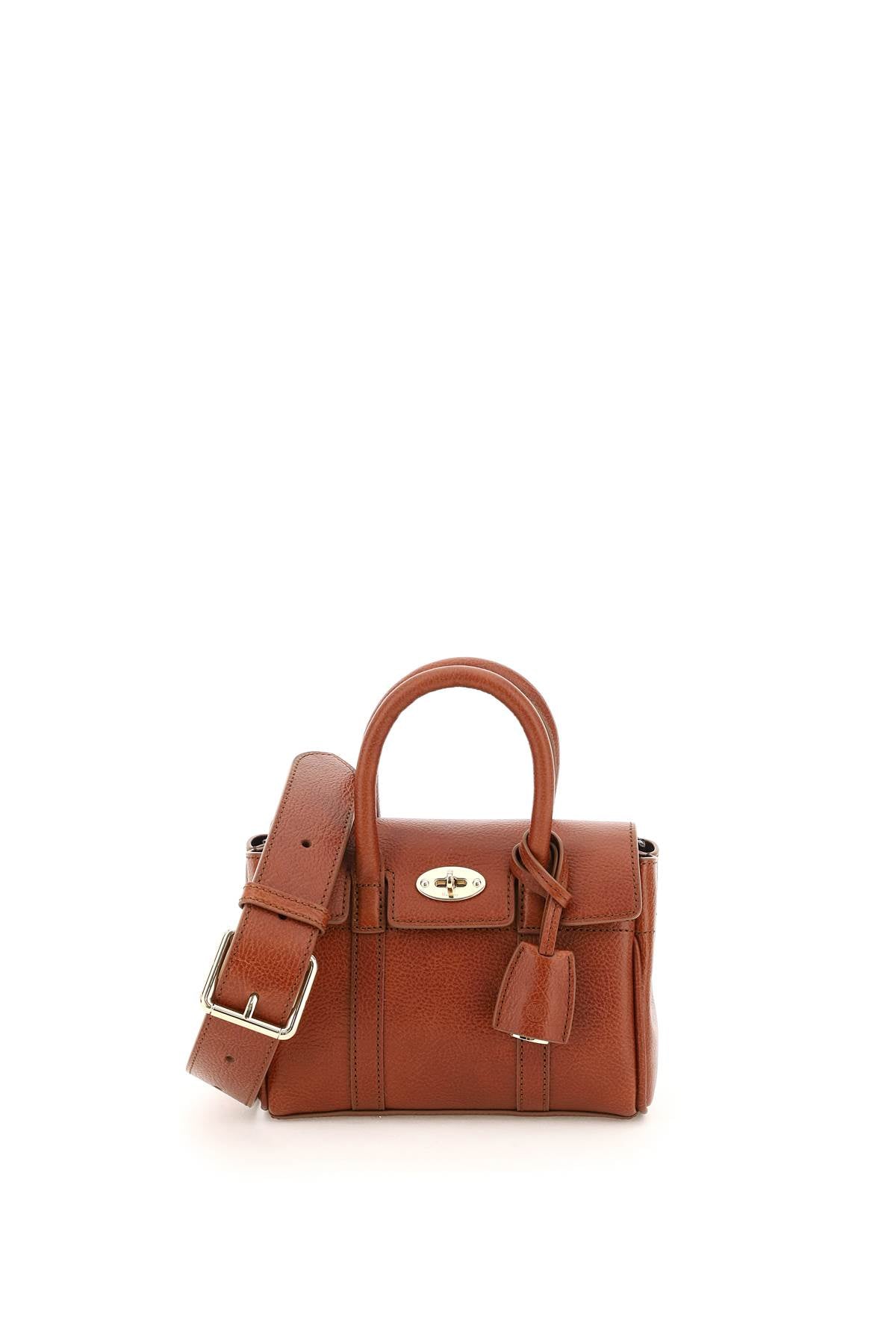 Mulberry Bayswater Mini Grained Leather Bag with Postman's Lock image 0