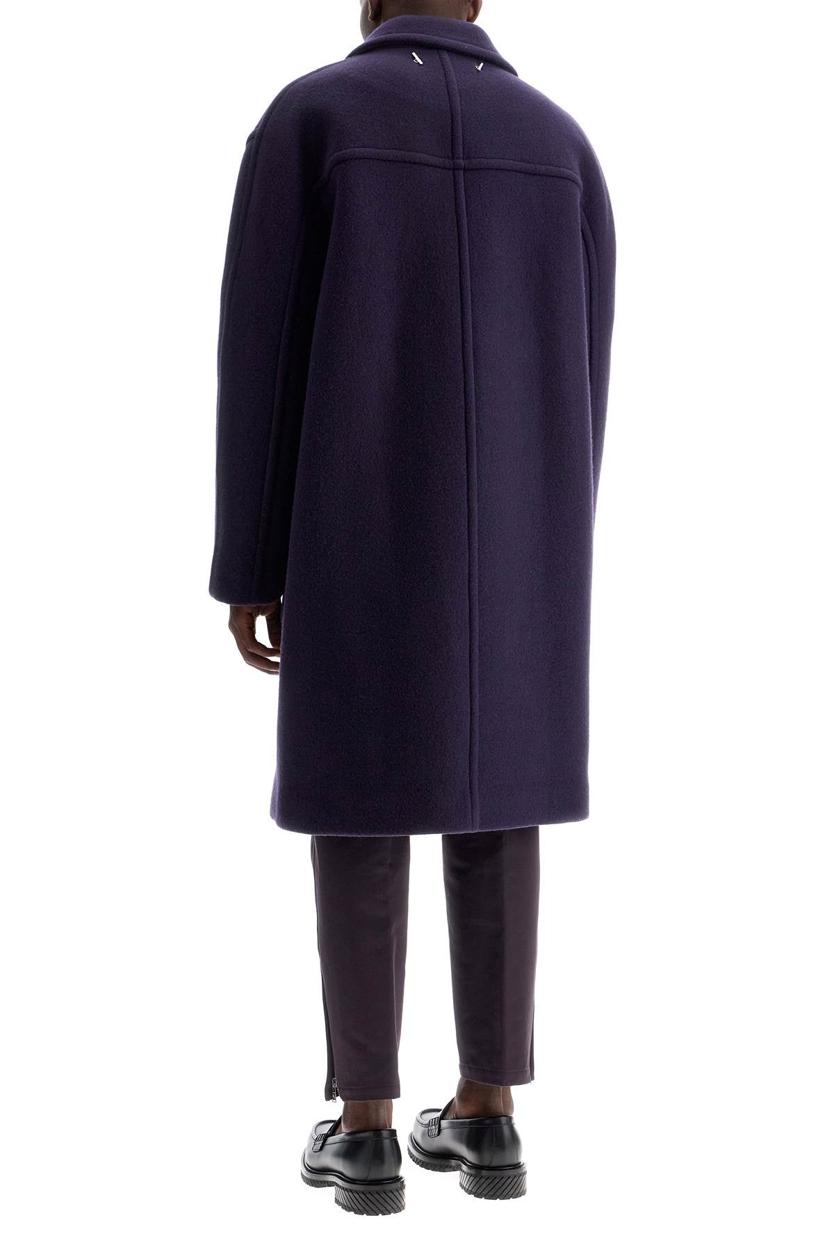 Lanvin double-breasted heavy wool coat image 2