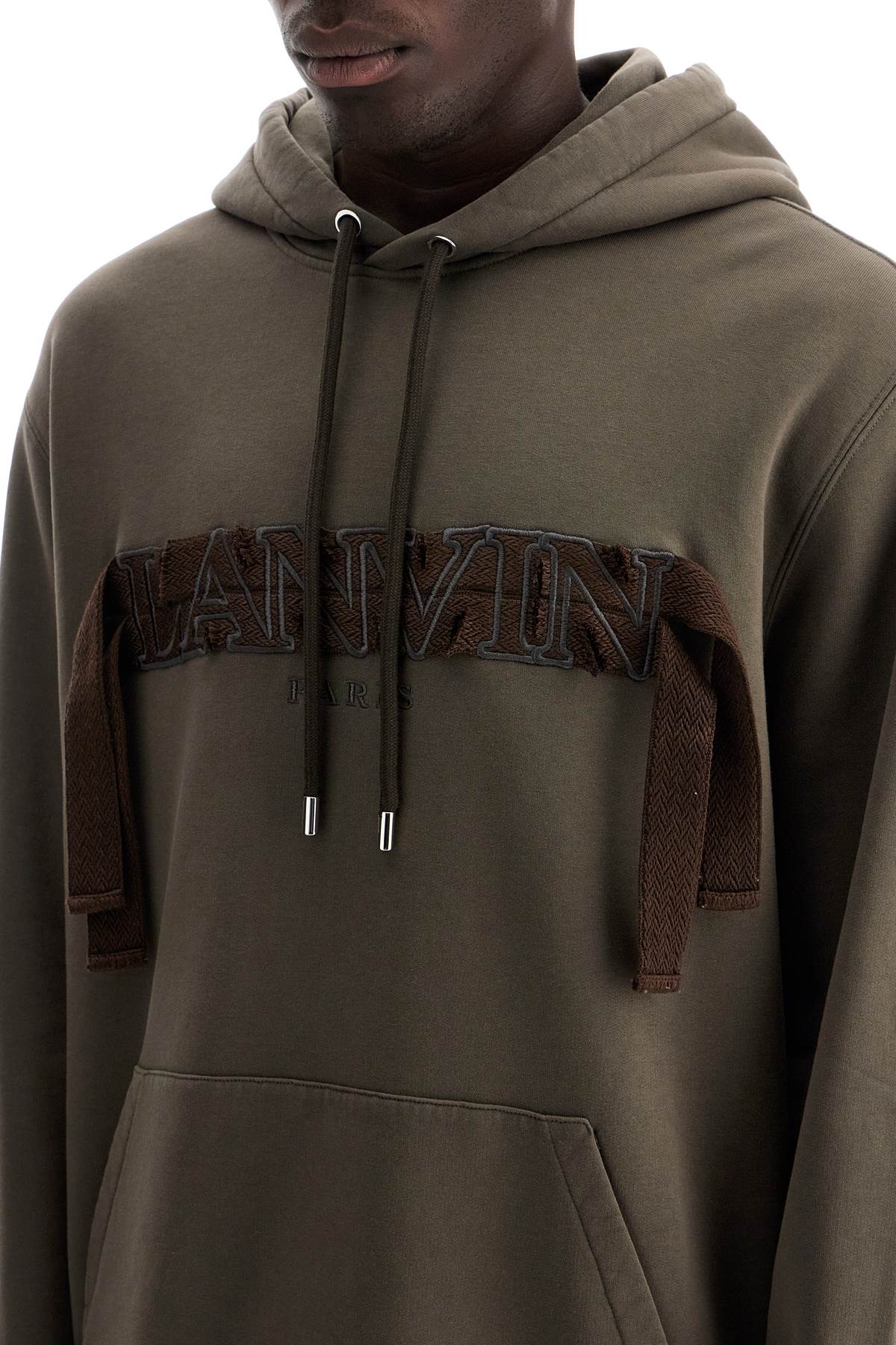 Lanvin hooded curb sweat image 3