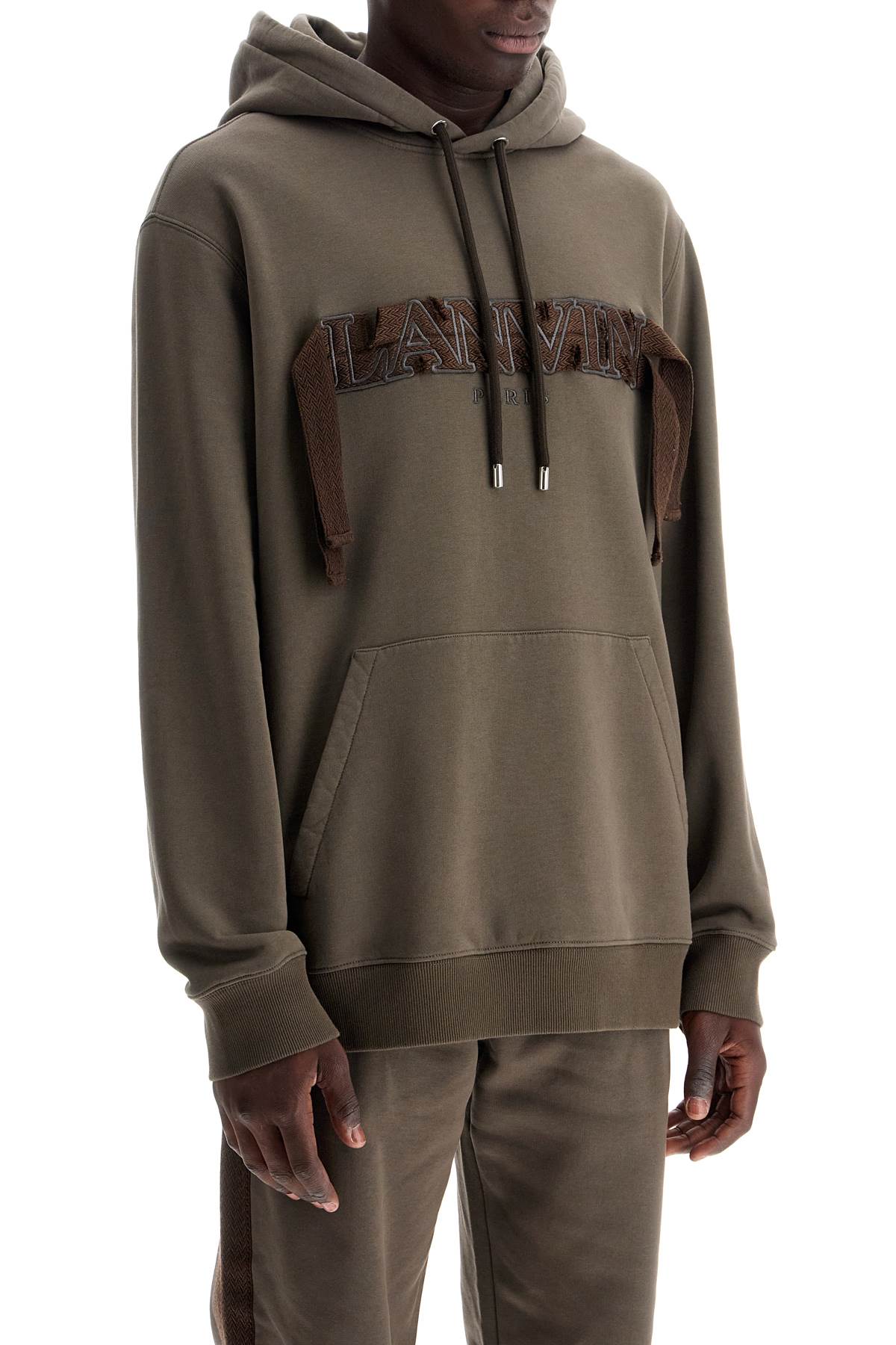 Lanvin hooded curb sweat image 1