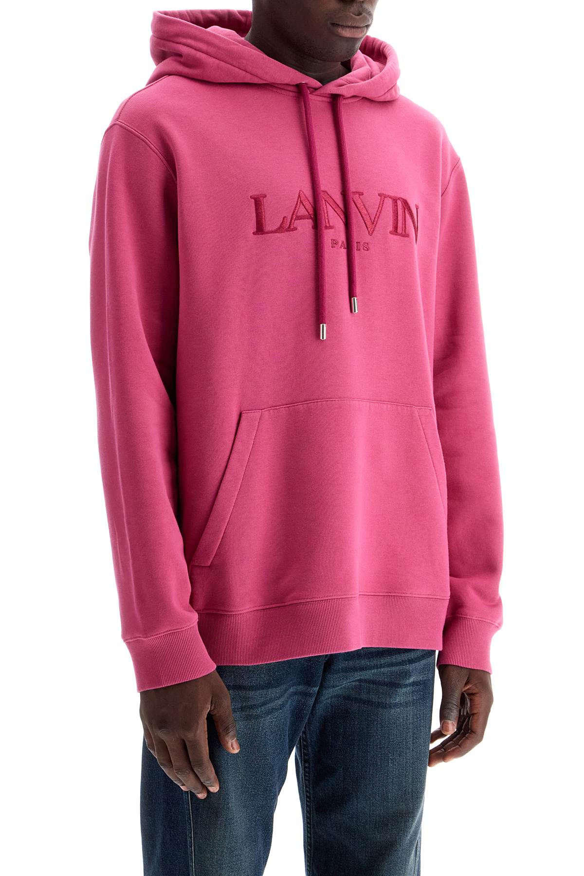 Lanvin hooded sweatshirt with embroidered logo image 1