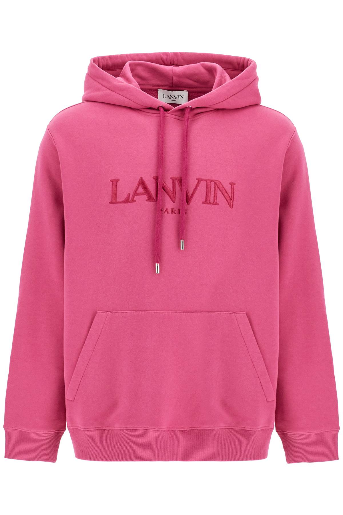 Lanvin hooded sweatshirt with embroidered logo image 0