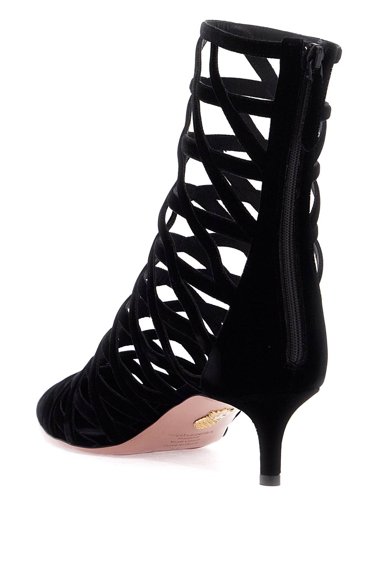 Aquazzura Romance 50 Ankle Boots - Velvet Cage Design image 2