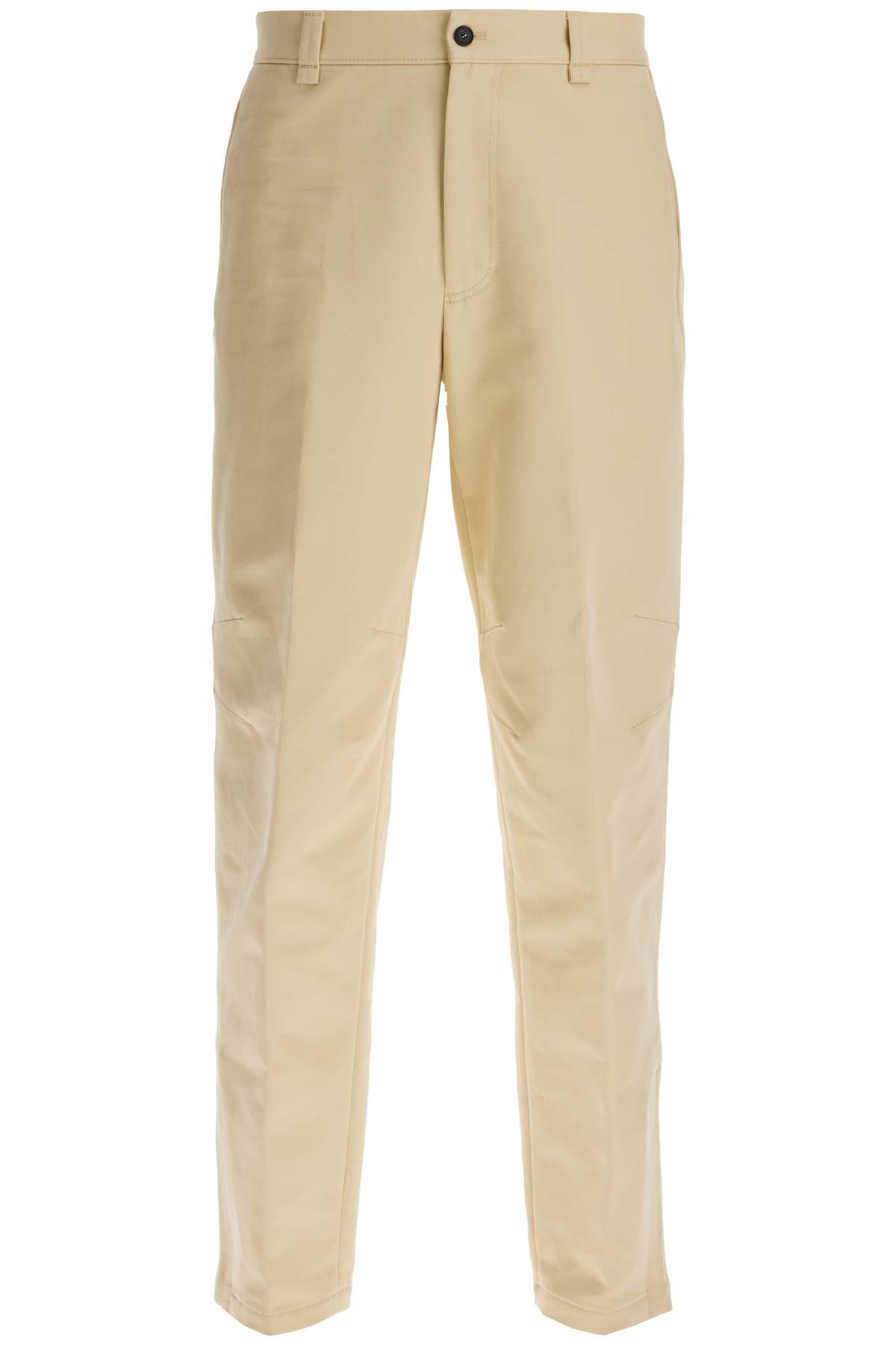 Lanvin Straight Leg Biker Trousers in Gabardine image 0